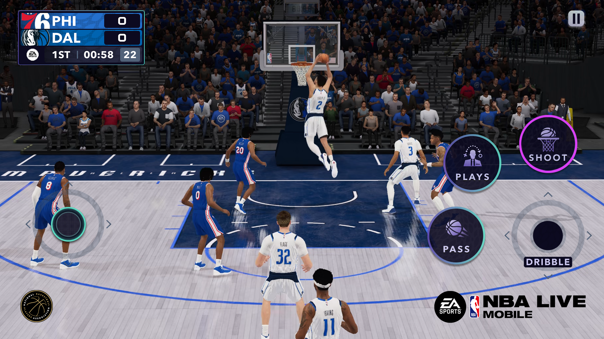 اسکرین شات 1 بازی EA SPORTS™ NBA LIVE Mobile