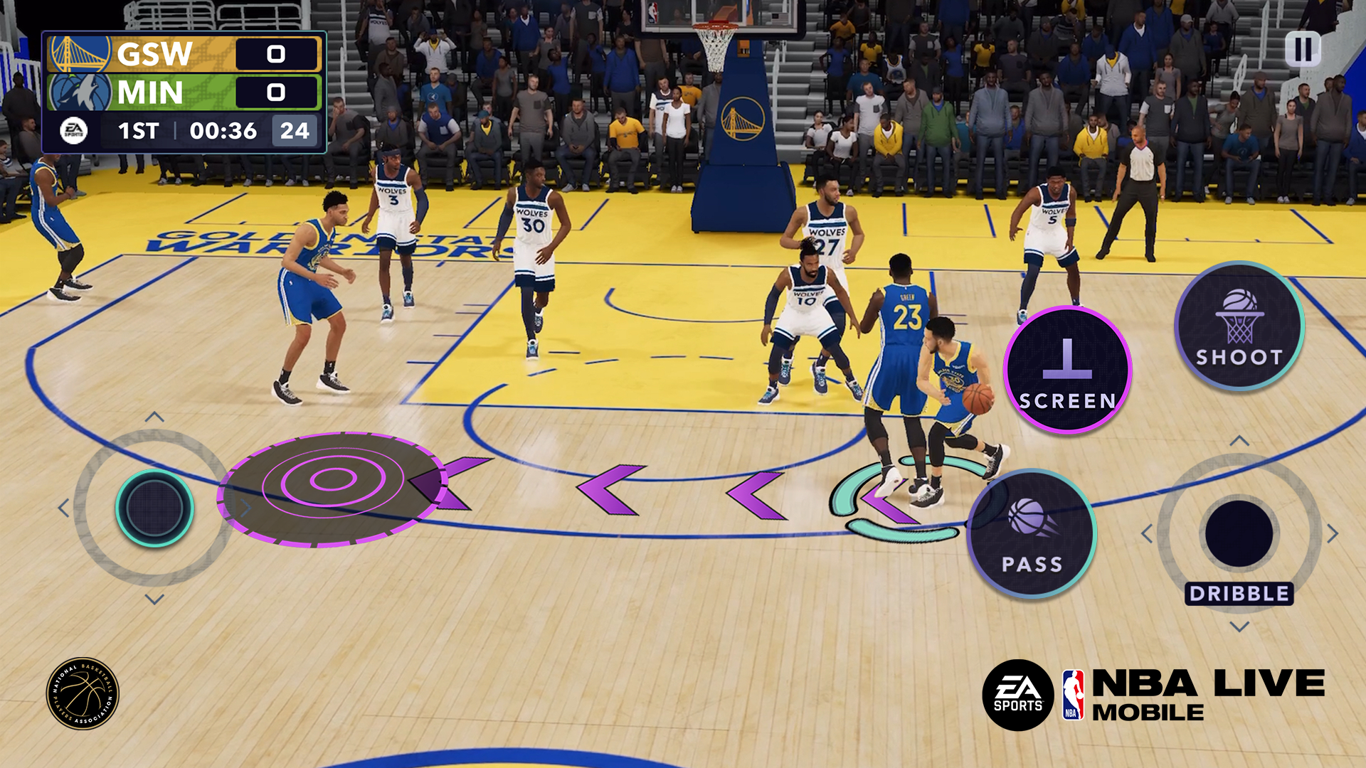 اسکرین شات 3 بازی EA SPORTS™ NBA LIVE Mobile