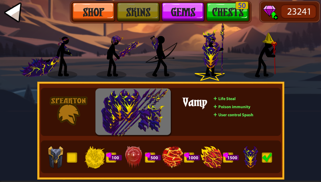 اسکرین شات 3 بازی Stickman War : Infinity battle