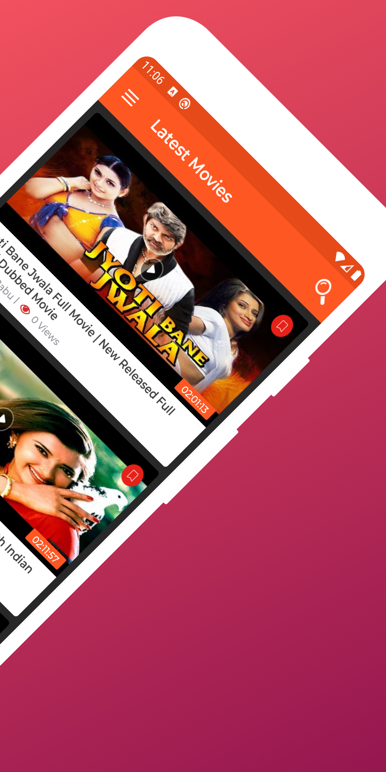 اسکرین شات 2 برنامه South Indian Hindi Movies