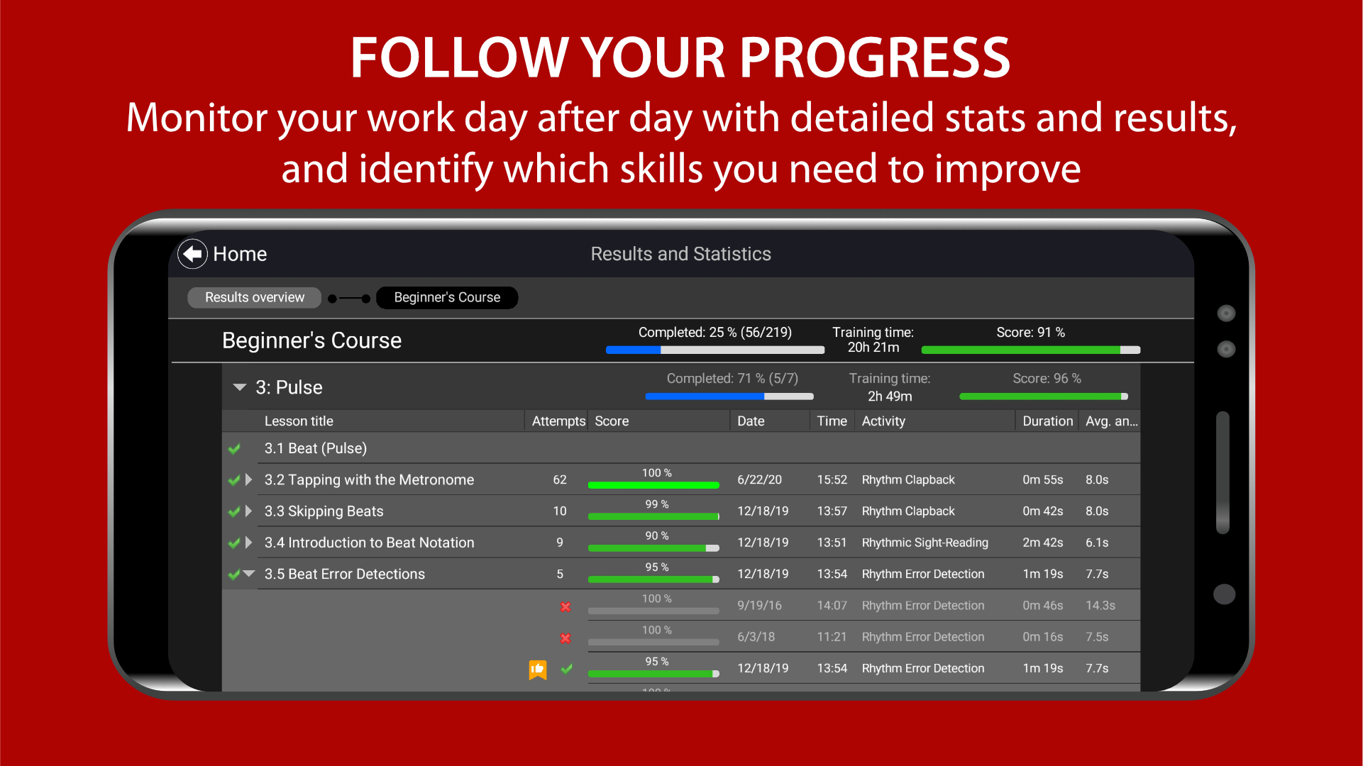 اسکرین شات 7 برنامه EarMaster - Ear Training