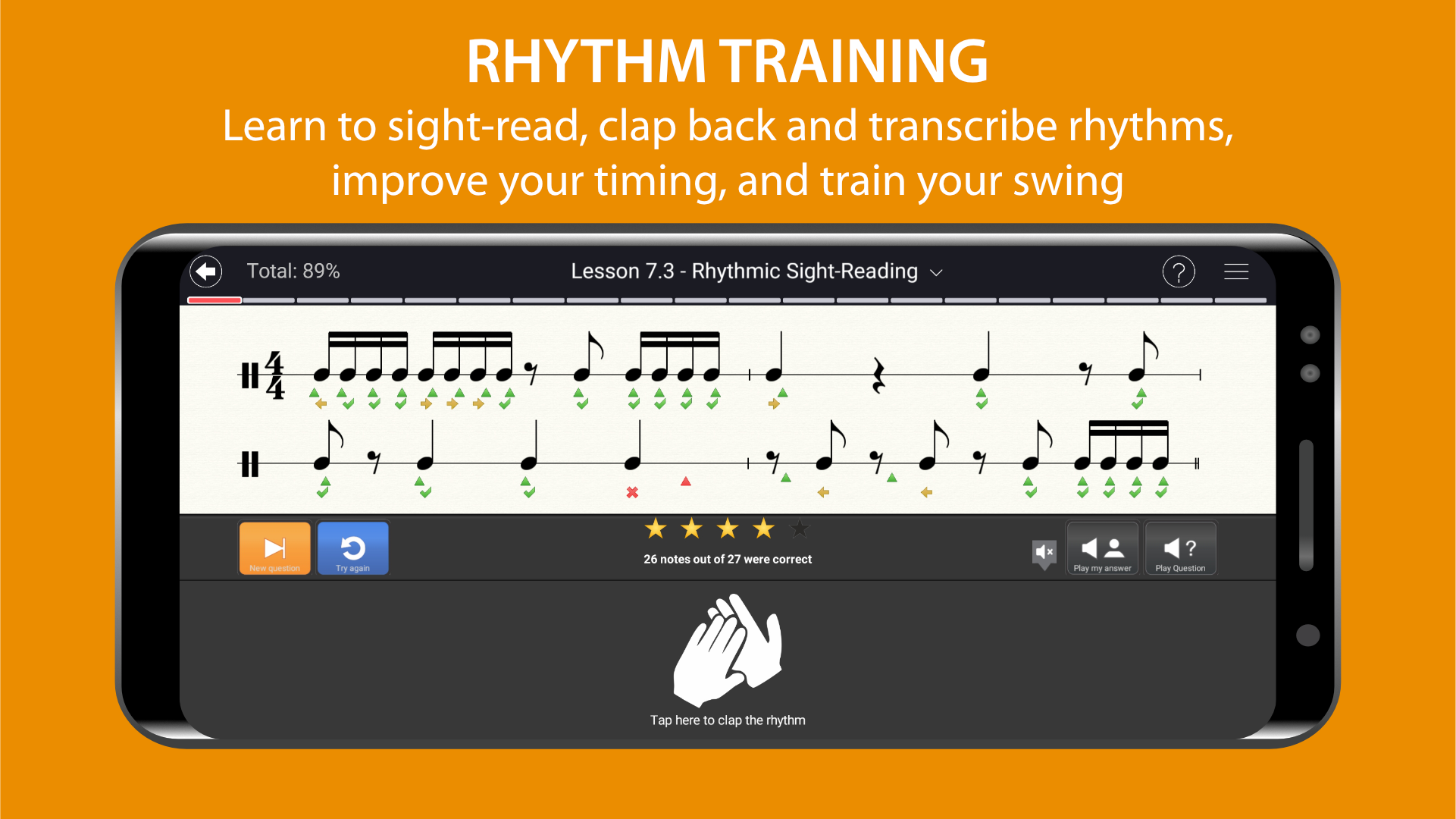 اسکرین شات 3 برنامه EarMaster - Ear Training