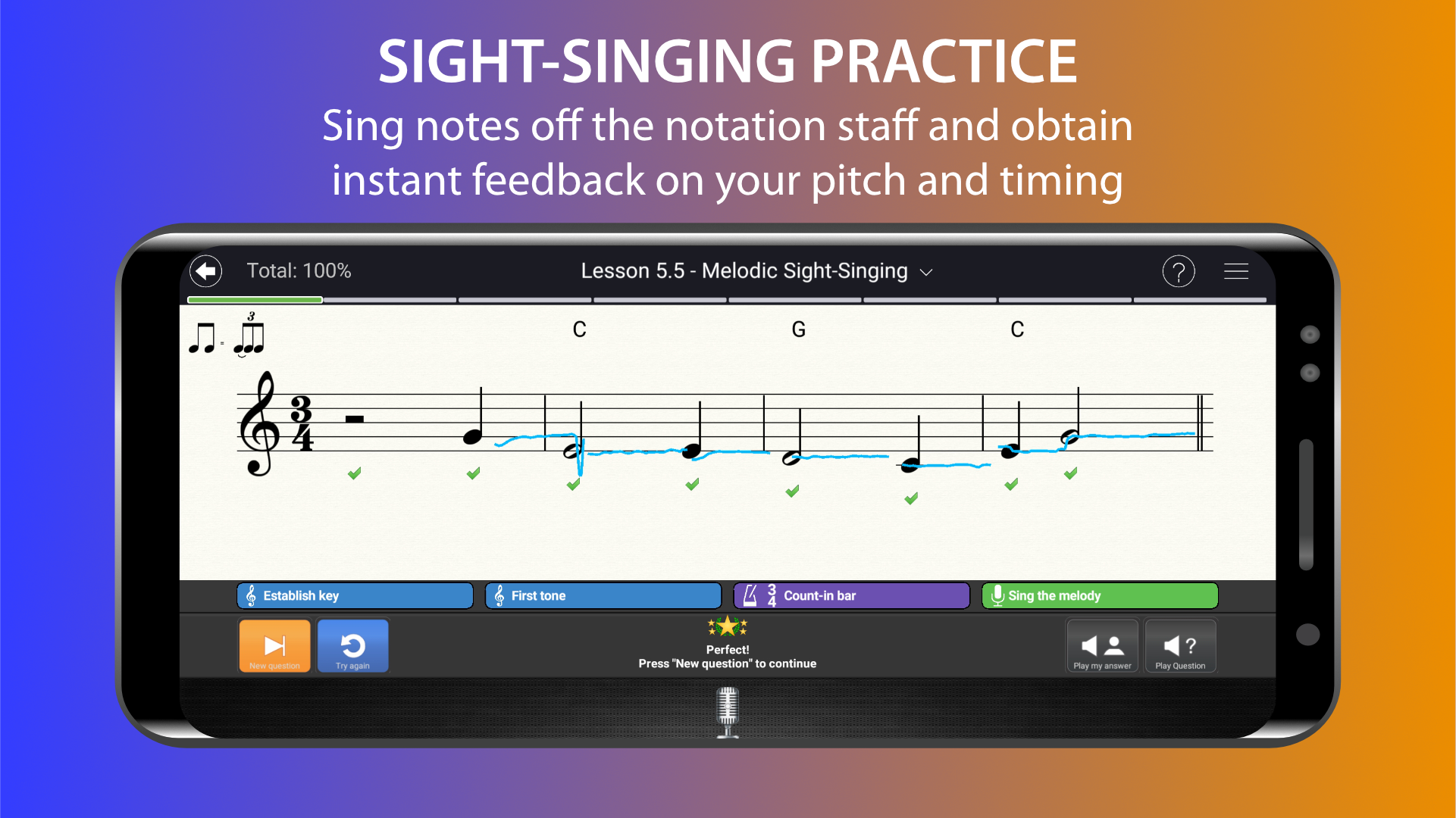 اسکرین شات 2 برنامه EarMaster - Ear Training