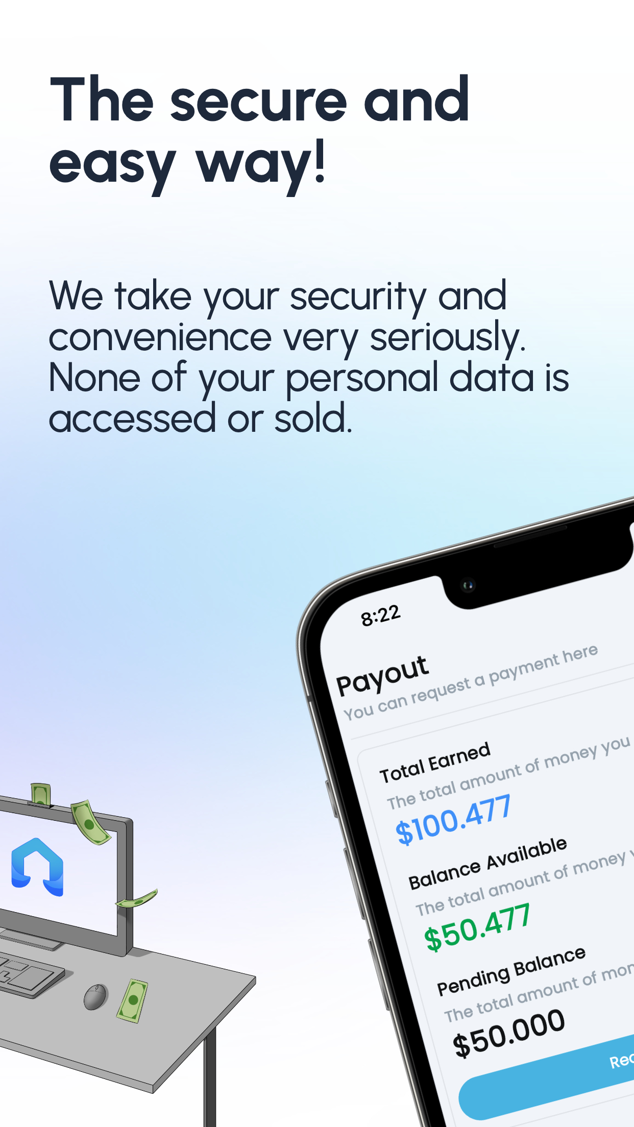 اسکرین شات 3 برنامه EarnFM - Make Money Passively