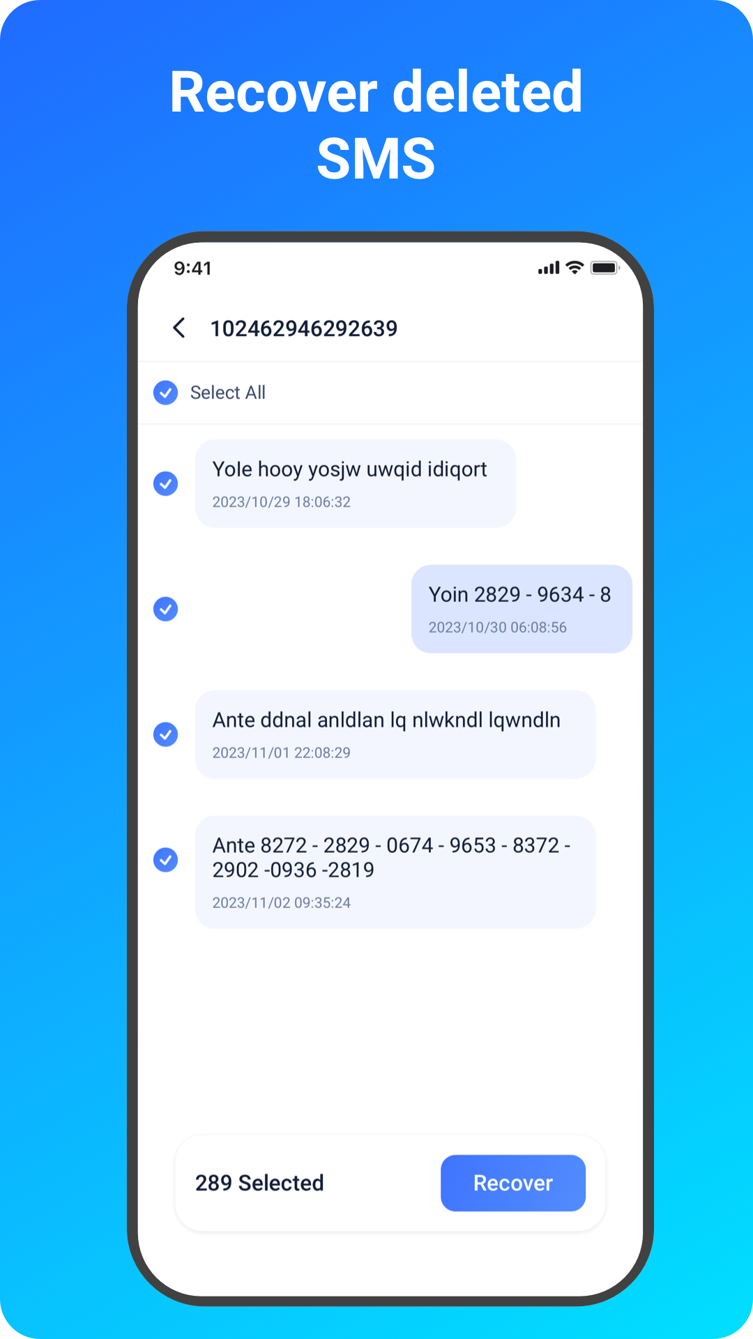 اسکرین شات 5 برنامه MobiSaver: Data&Photo Recovery