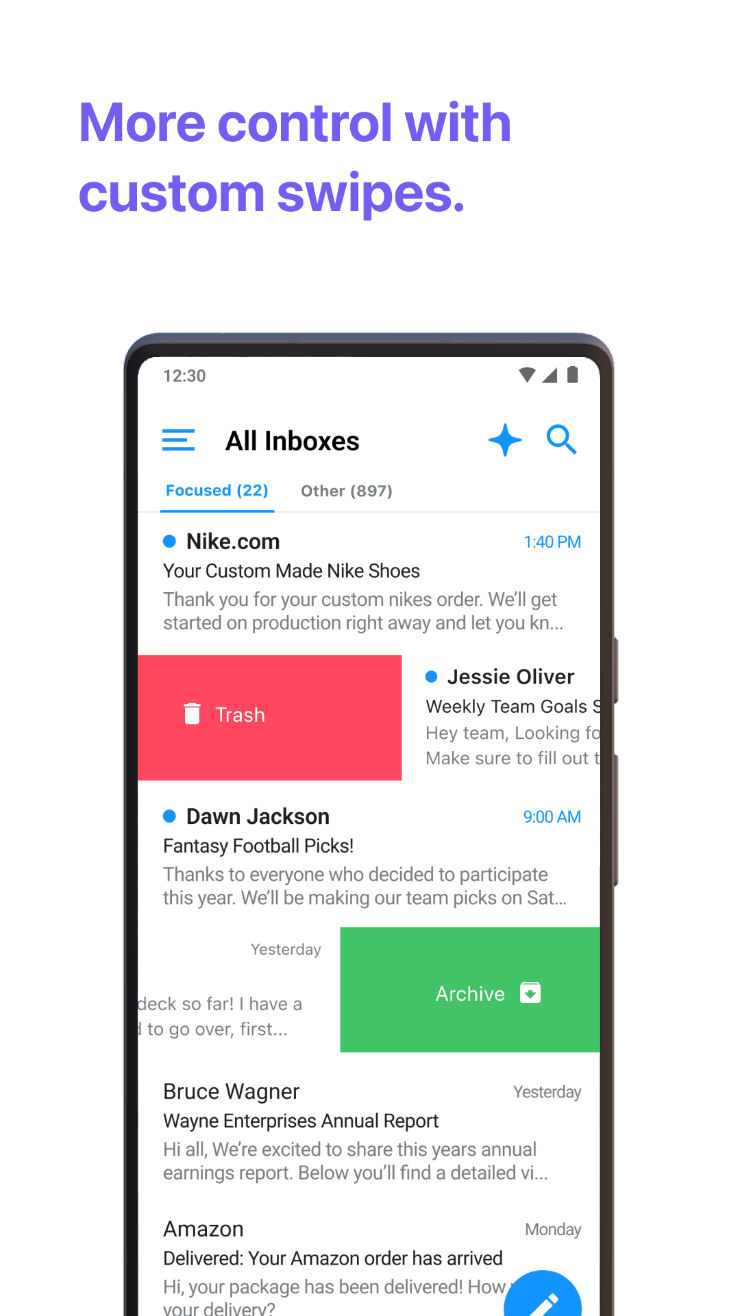 اسکرین شات 6 برنامه Email - Fast & Secure Mail
