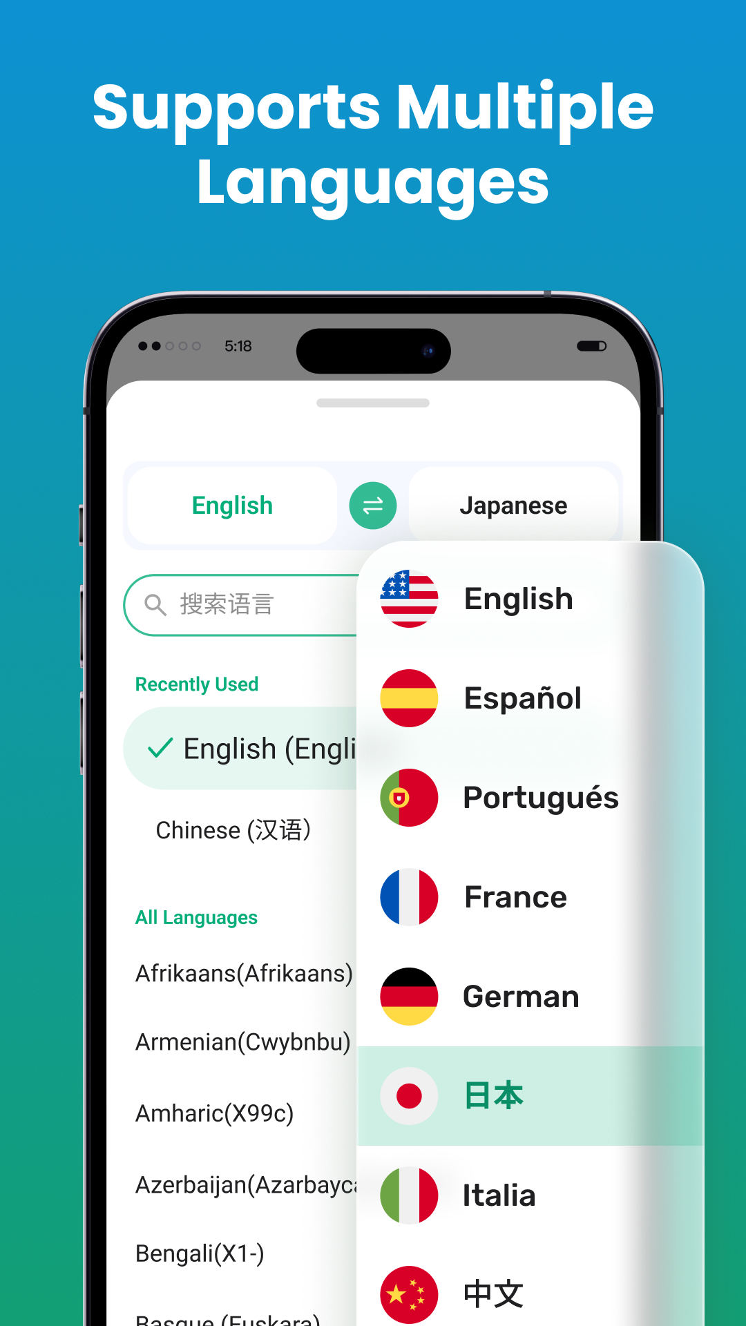 اسکرین شات 4 برنامه Easy Translate - Voice & TXT