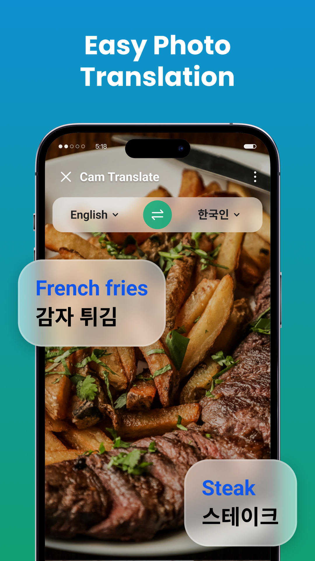 اسکرین شات 1 برنامه Easy Translate - Voice & TXT