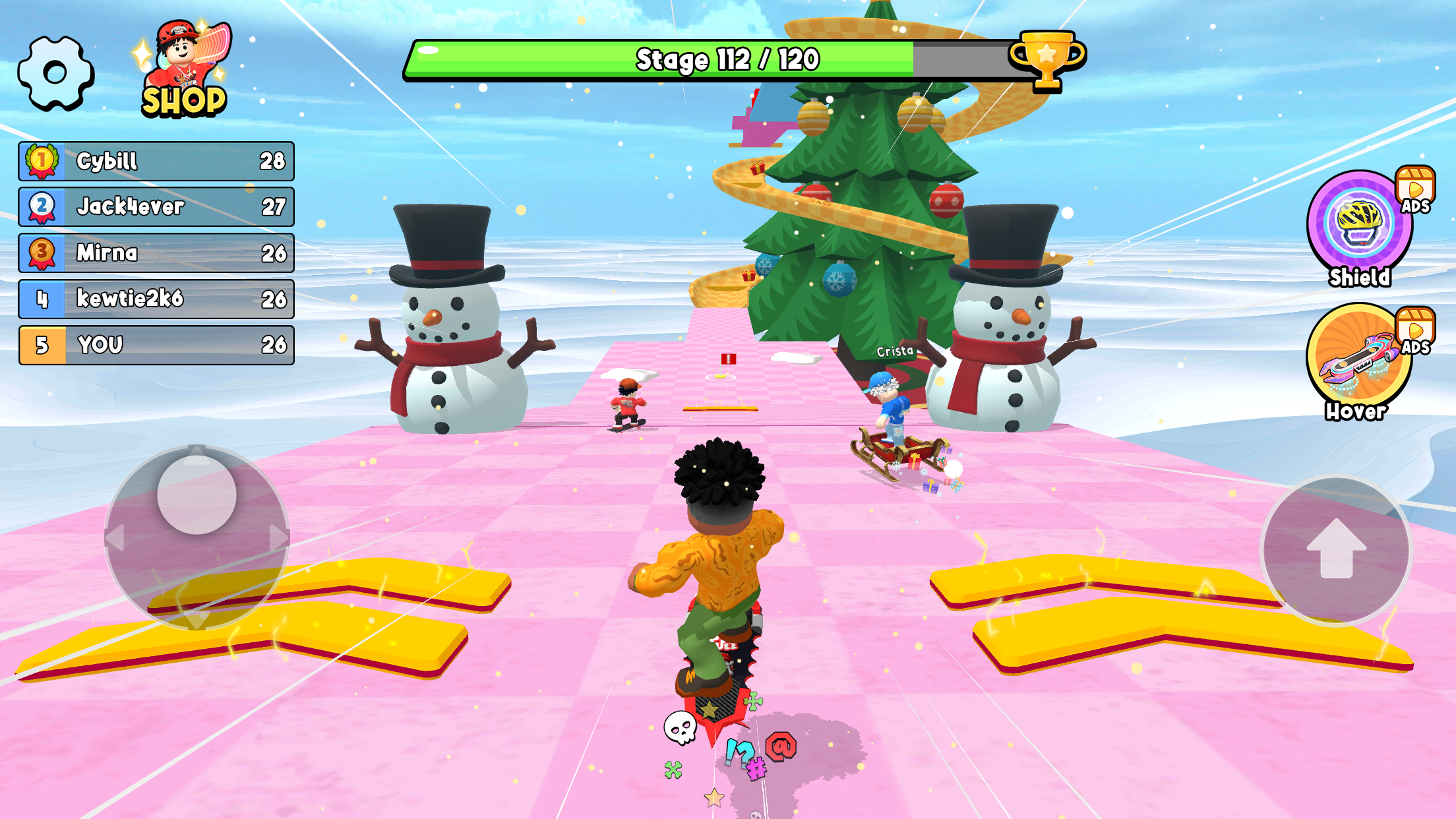 اسکرین شات 1 بازی Obby Skateboard: Easy Parkour