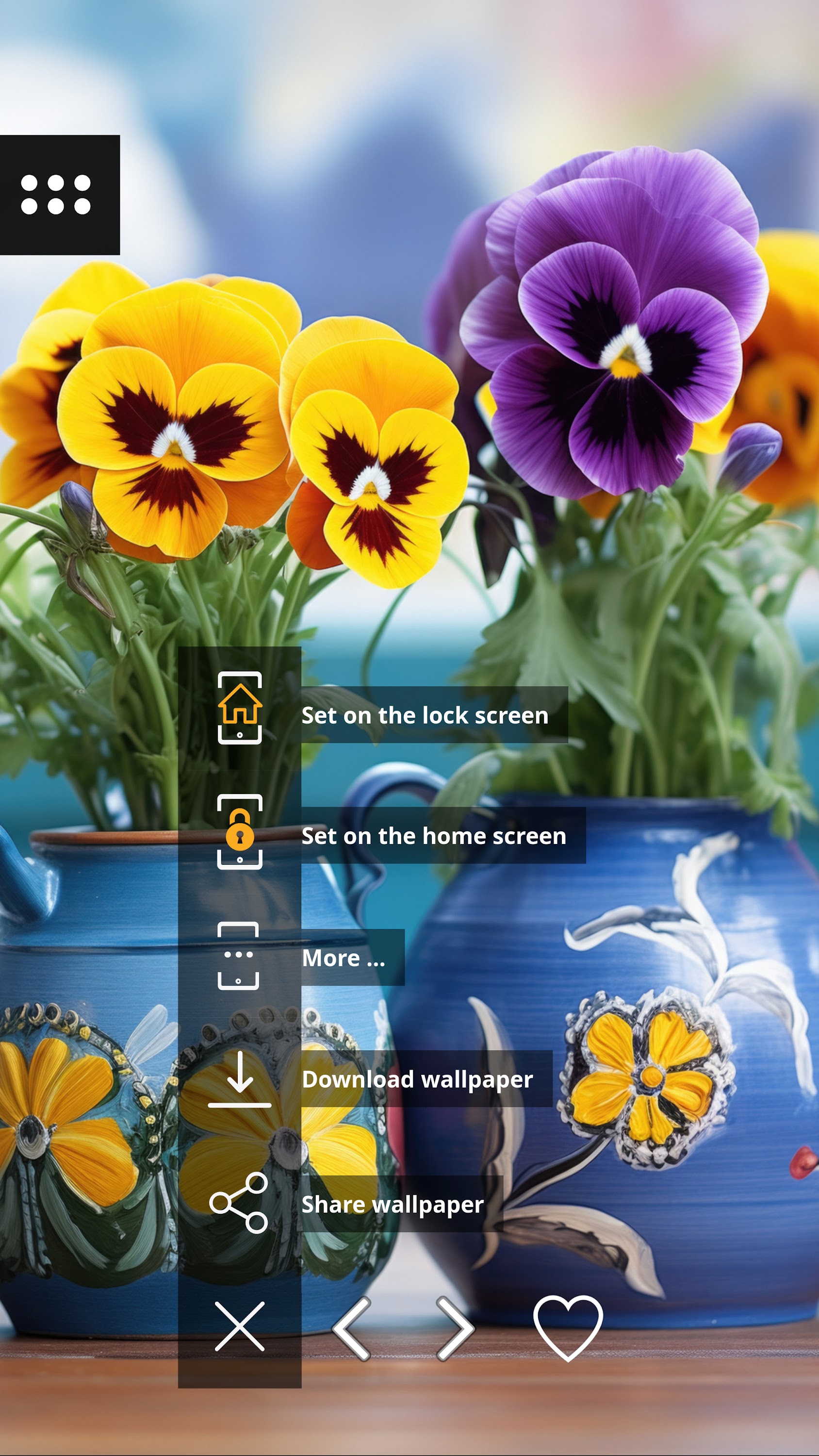 اسکرین شات 2 برنامه Wallpapers with flowers in 4K