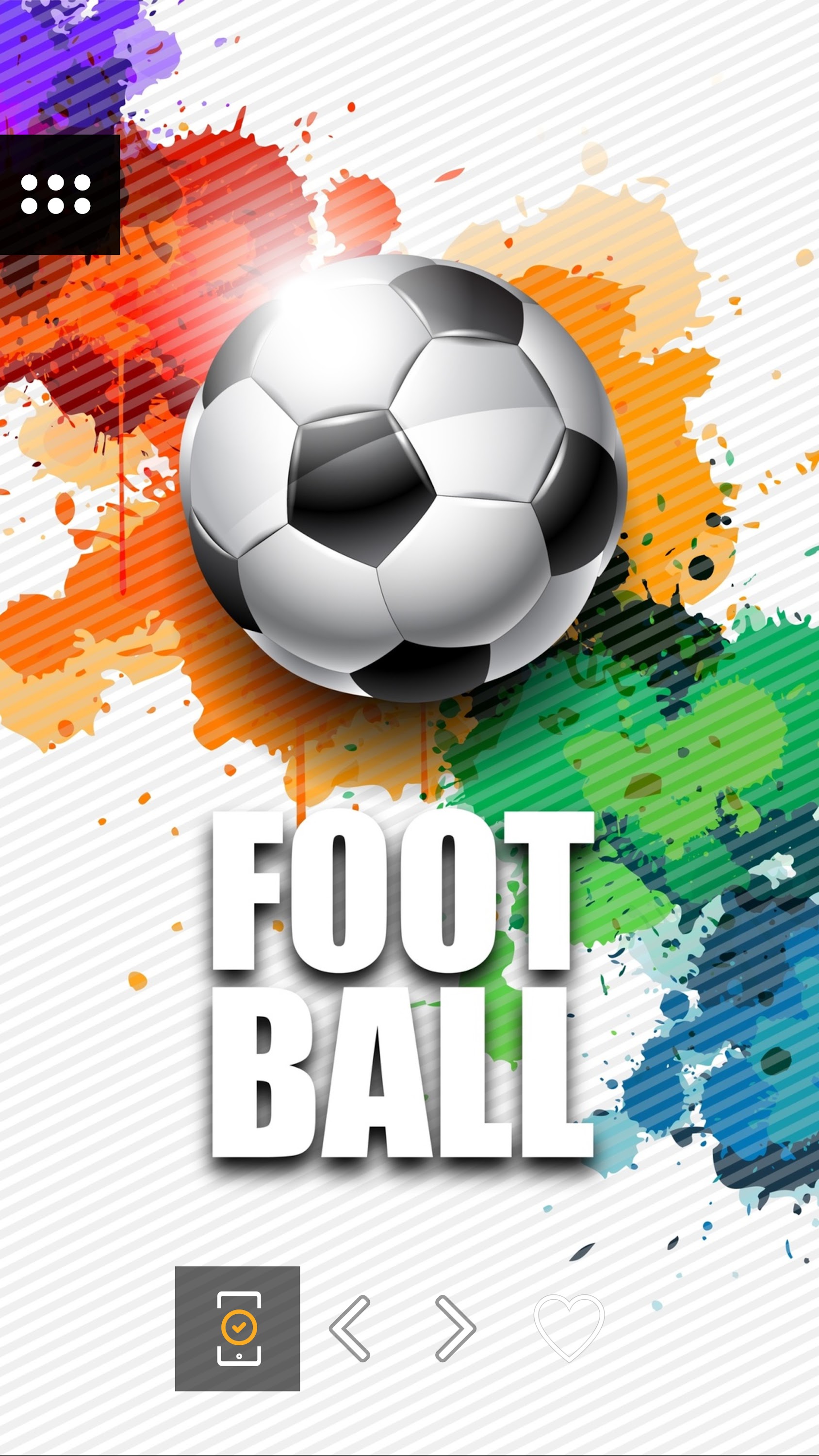 اسکرین شات 1 برنامه Football wallpapers 4K