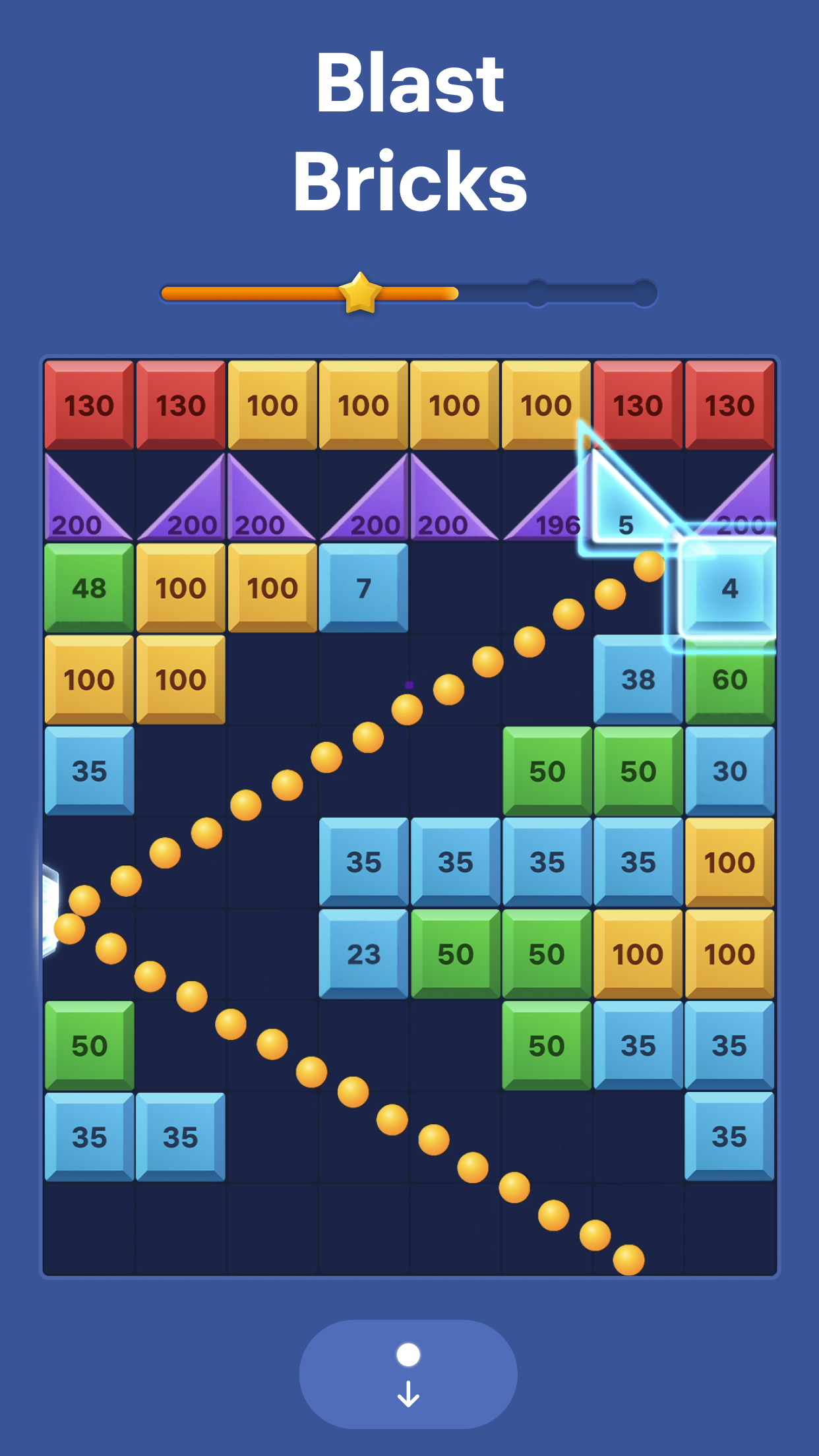 اسکرین شات 1 بازی Brick Blast - Brick Breaker
