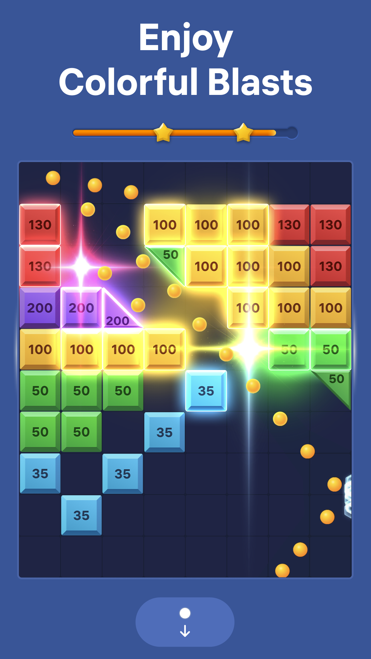 اسکرین شات 3 بازی Brick Blast - Brick Breaker
