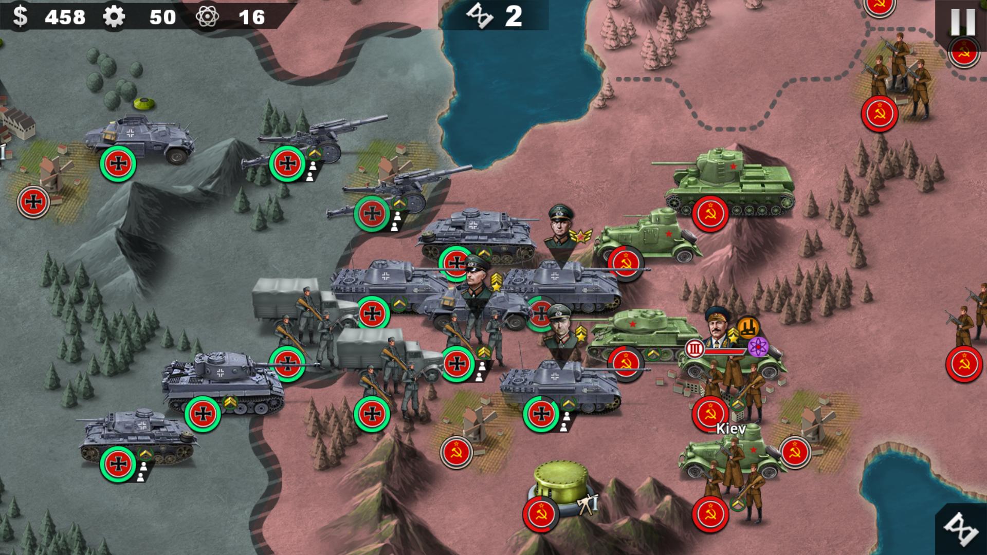 اسکرین شات 1 بازی World Conqueror 4-WW2 Strategy