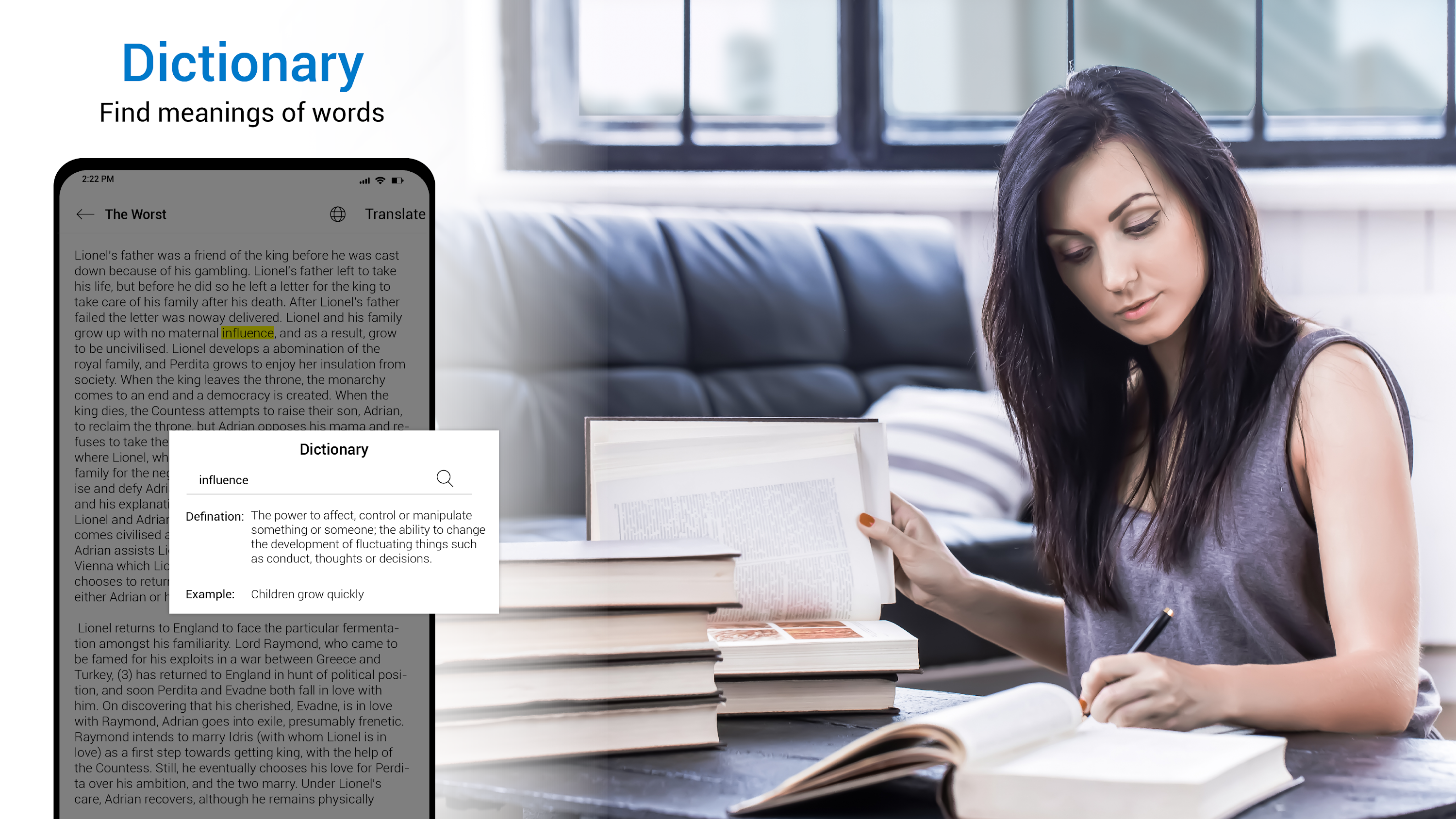 اسکرین شات 4 برنامه Ebook Reader: Audiobook App