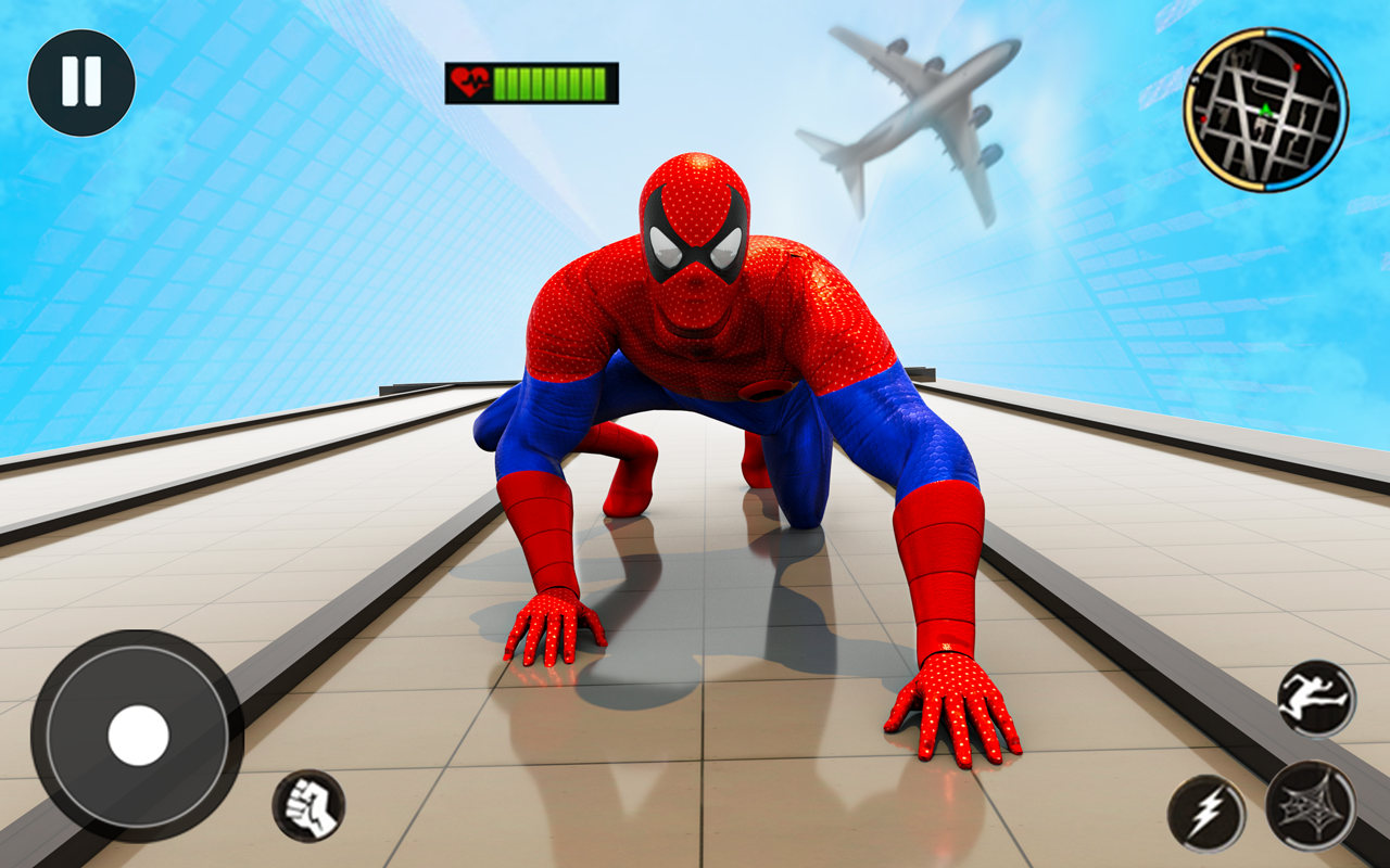 اسکرین شات 1 بازی Spider Rope Hero- Spider Games