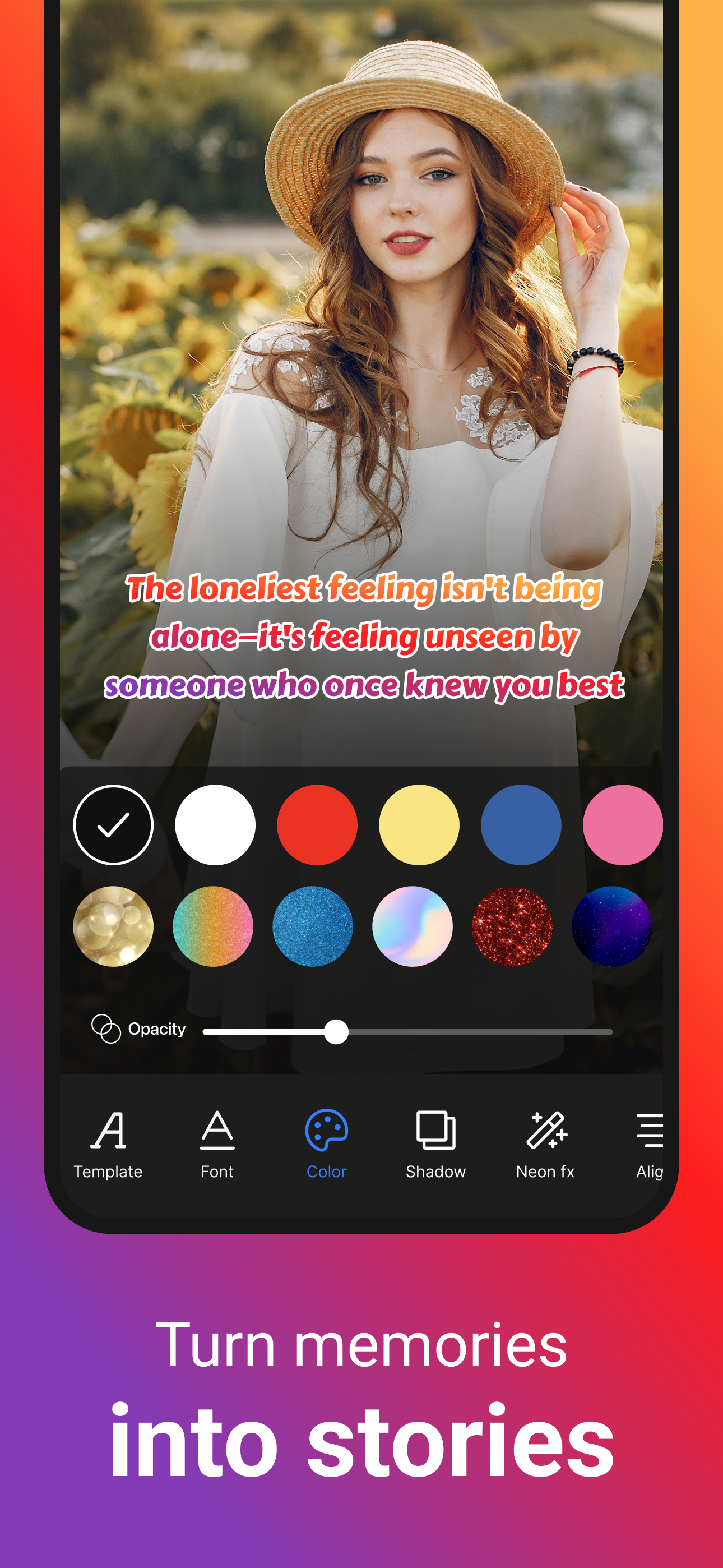 اسکرین شات 4 برنامه Add Text on Photo - Text Art