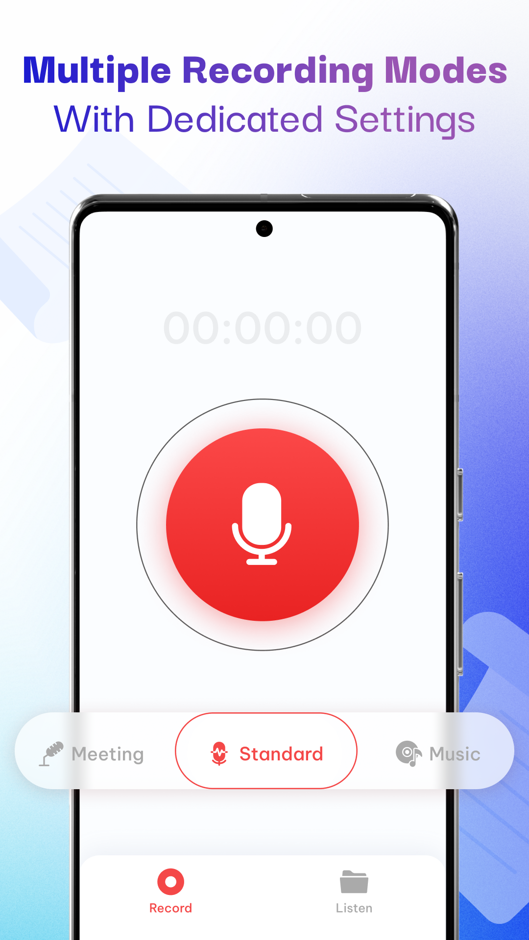 اسکرین شات 4 برنامه Voice Recorder & AI Transcribe