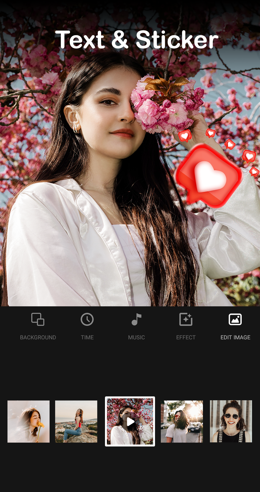 اسکرین شات 4 برنامه Photo Video Maker with Music