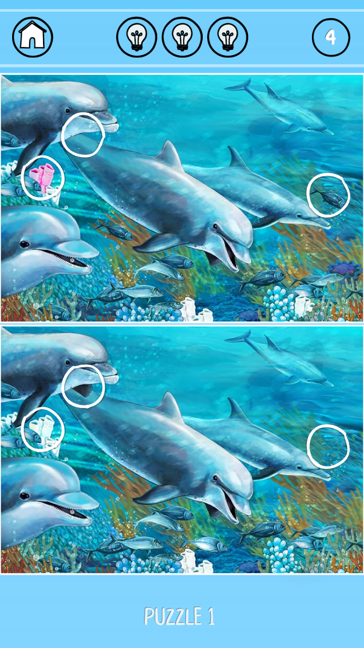 اسکرین شات 2 بازی Spot the differences for kids