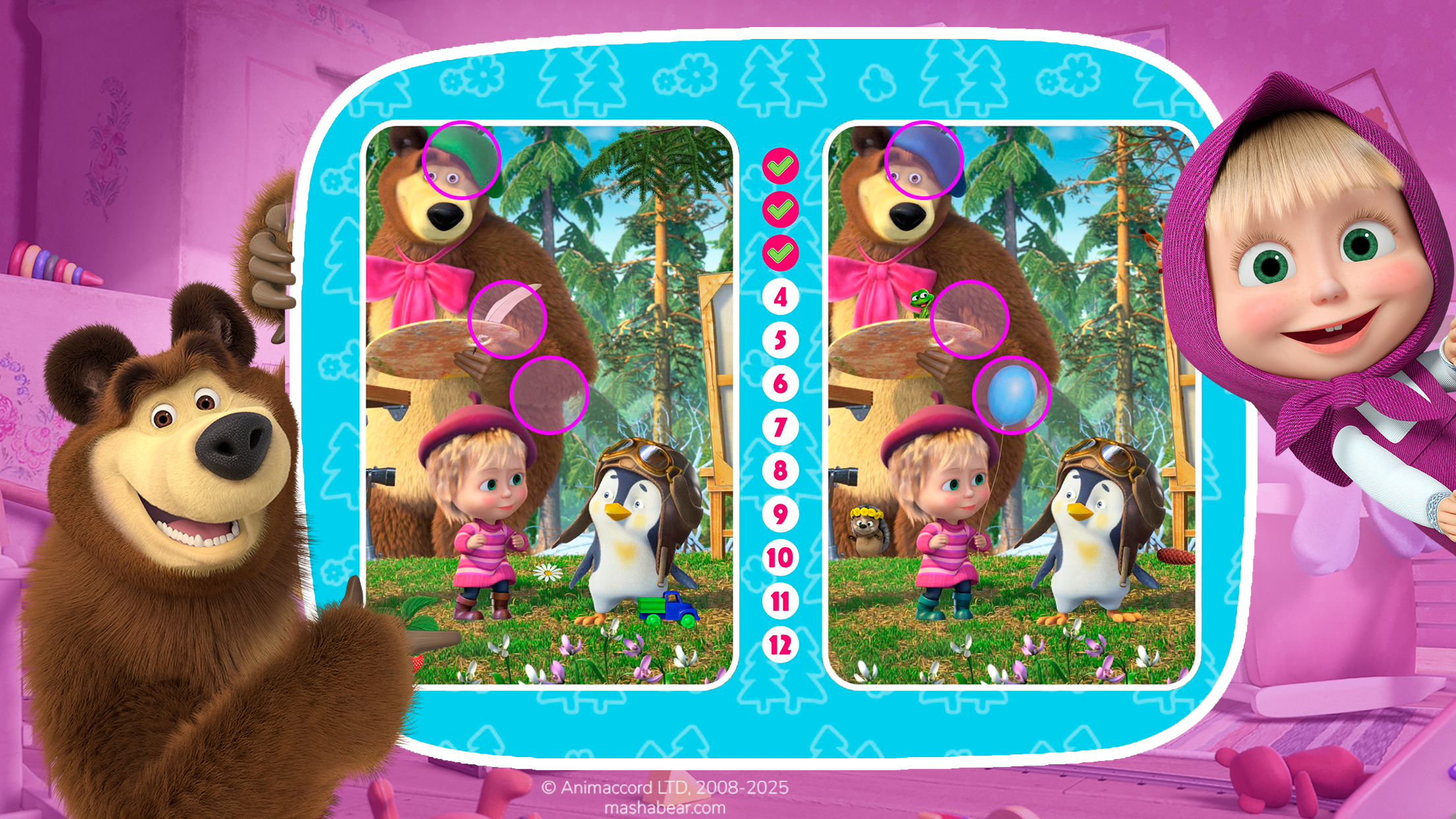 اسکرین شات 4 بازی Masha and the Bear Educational