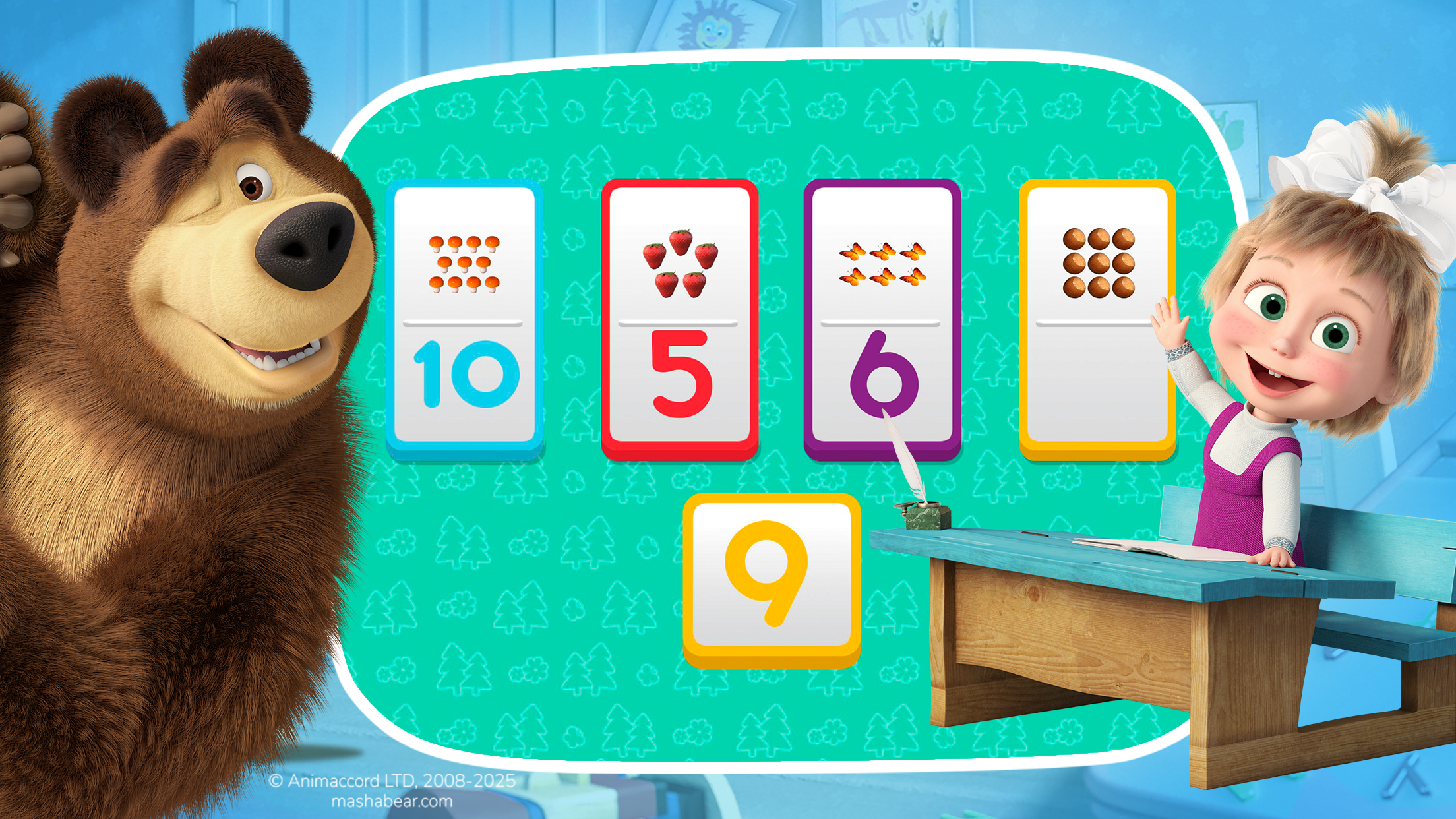 اسکرین شات 3 بازی Masha and the Bear Educational