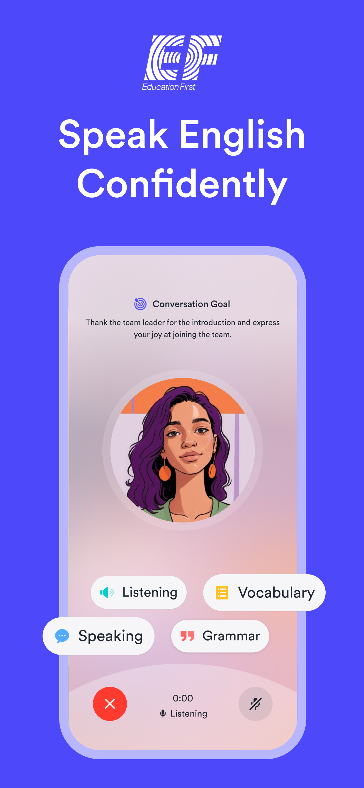 اسکرین شات 1 برنامه EF Hello: Language Learning