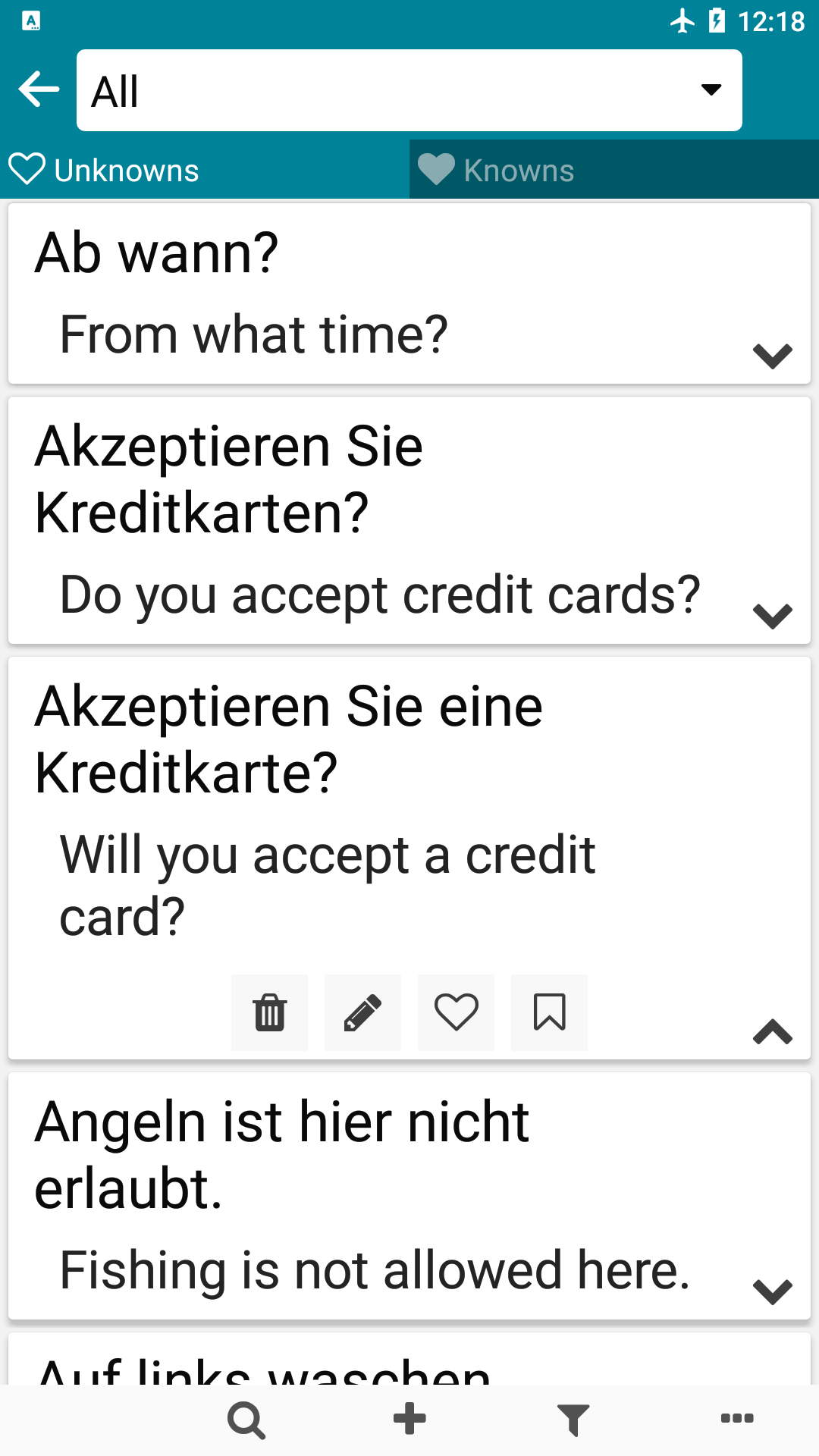 اسکرین شات 4 برنامه German - English
