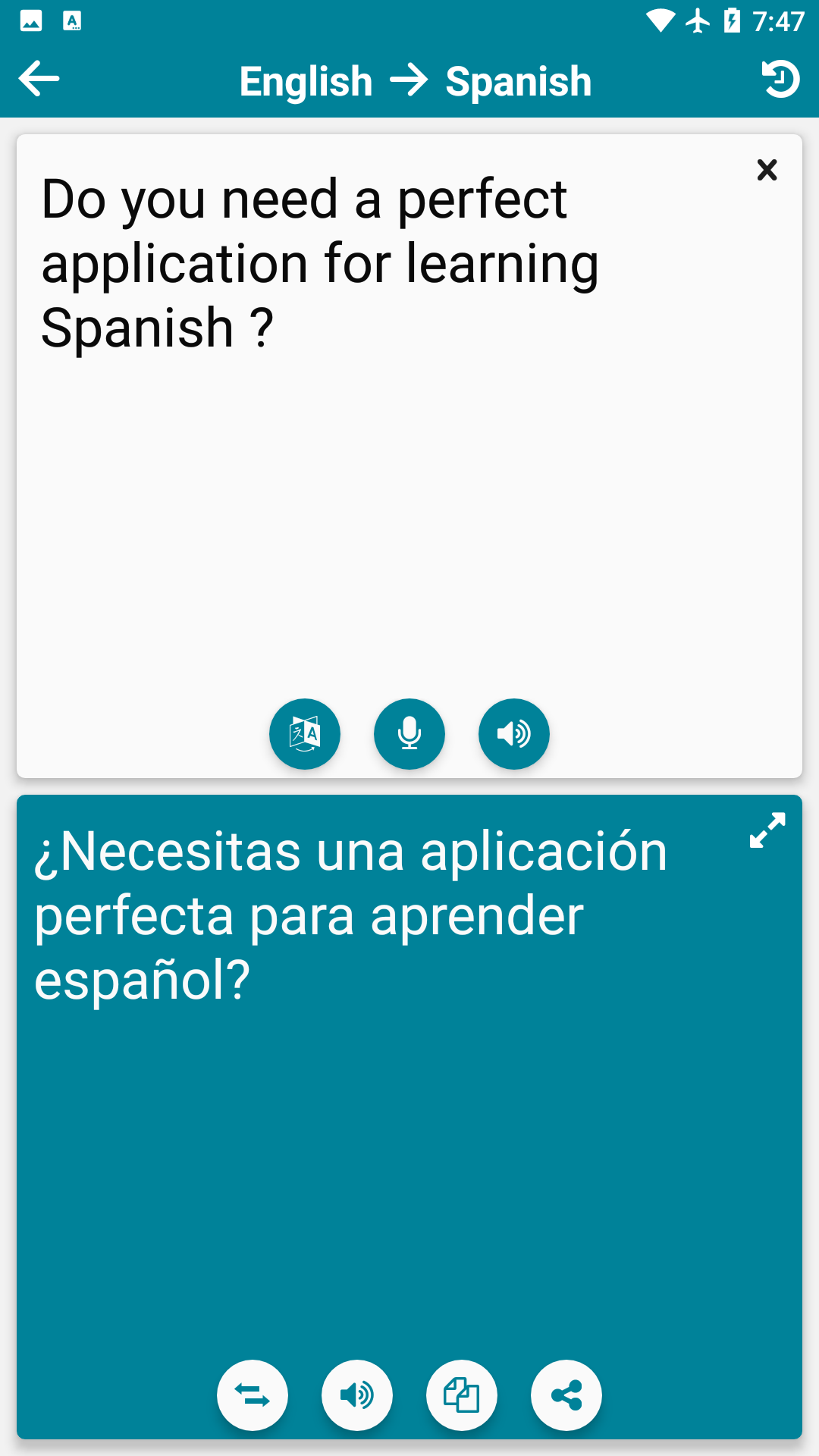 اسکرین شات 3 برنامه Spanish - English