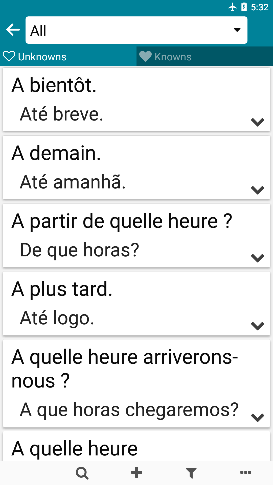 اسکرین شات 4 برنامه French - Portuguese