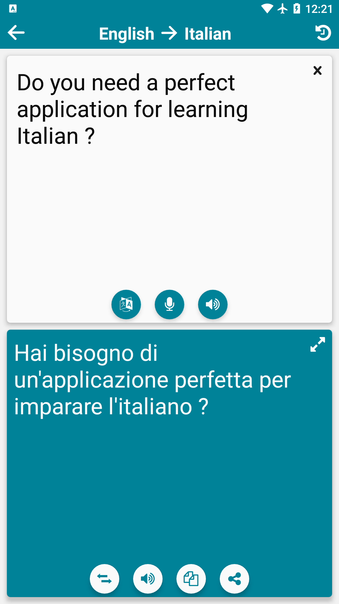 اسکرین شات 3 برنامه Italian - English