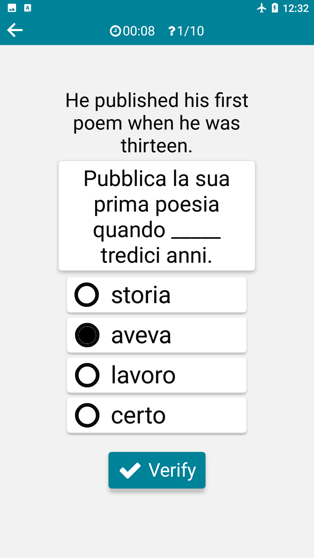 اسکرین شات 8 برنامه Italian - English