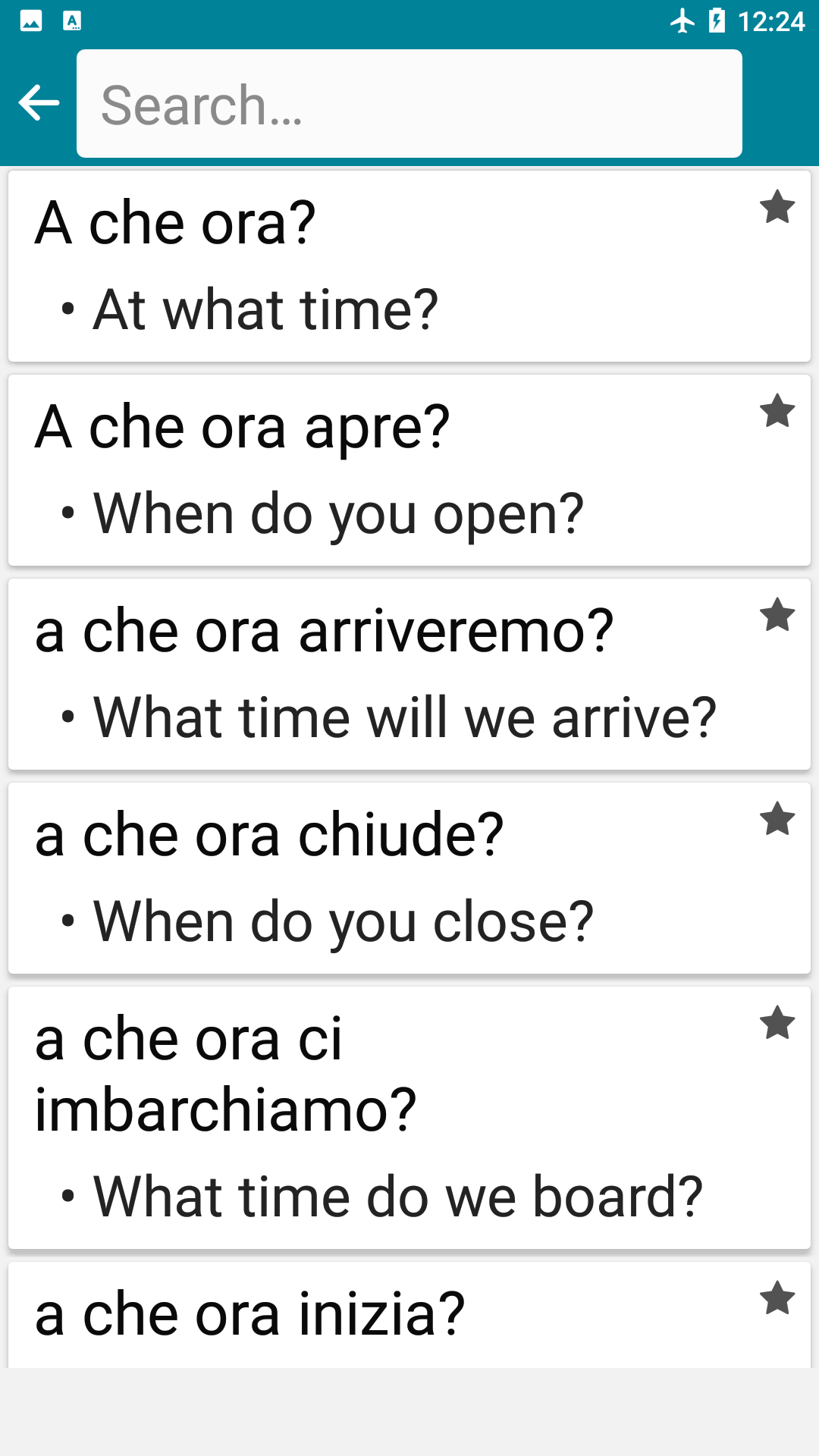 اسکرین شات 4 برنامه Italian - English