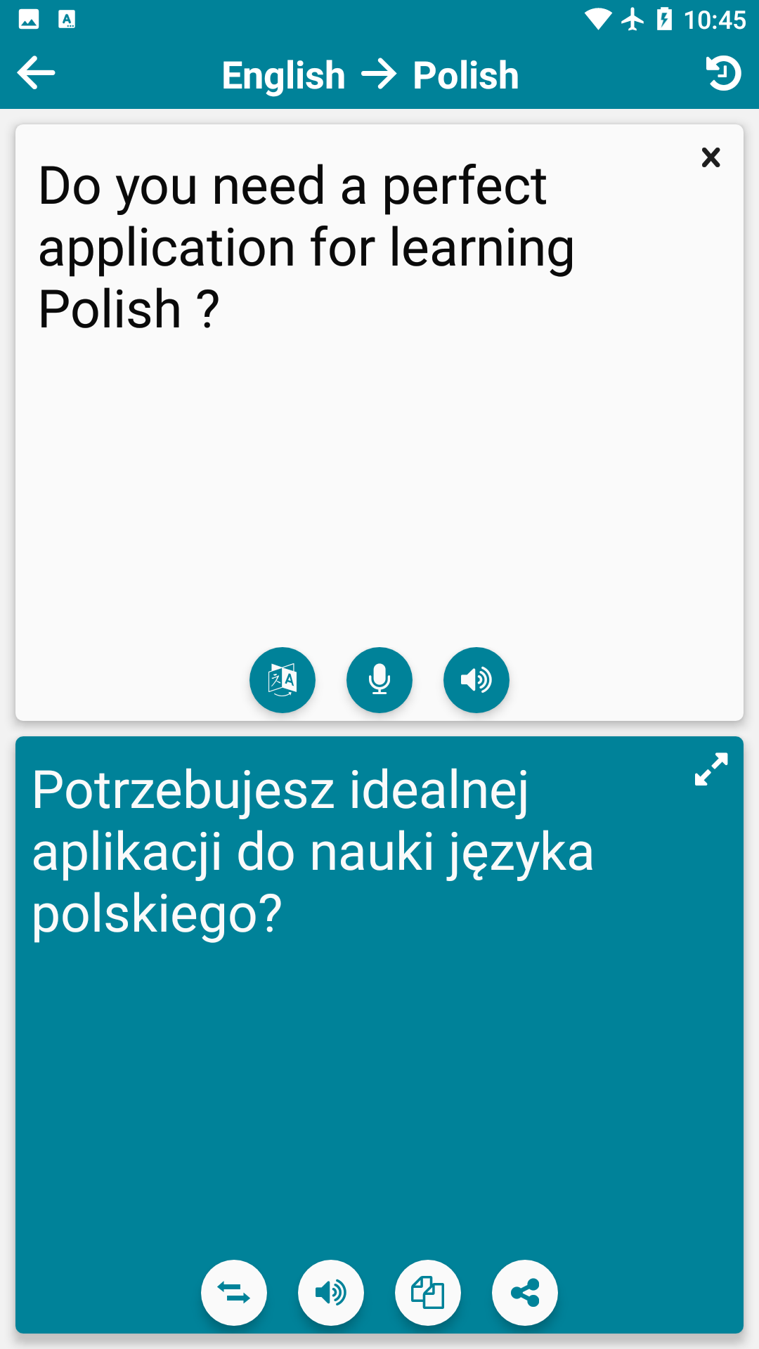 اسکرین شات 3 برنامه Polish - English