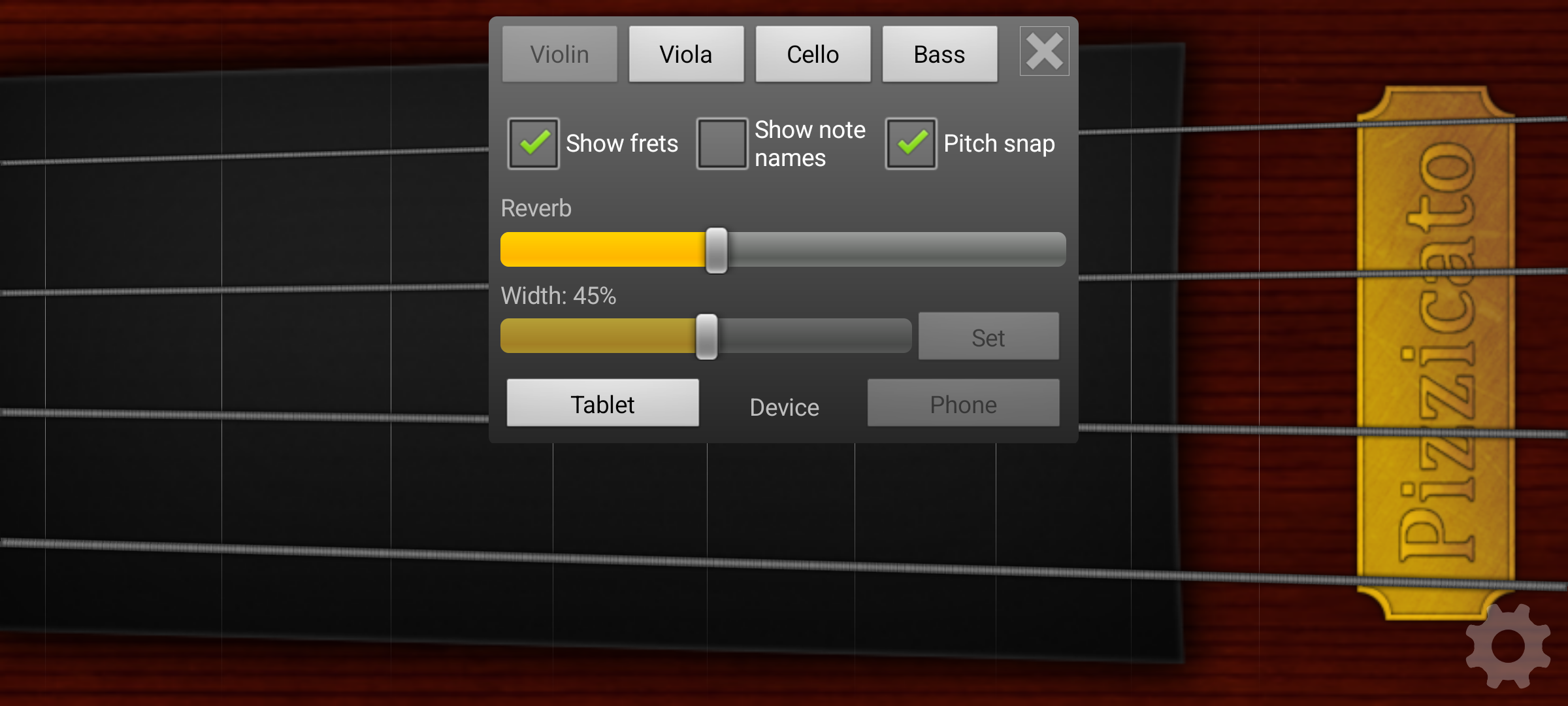 اسکرین شات 3 برنامه Violin