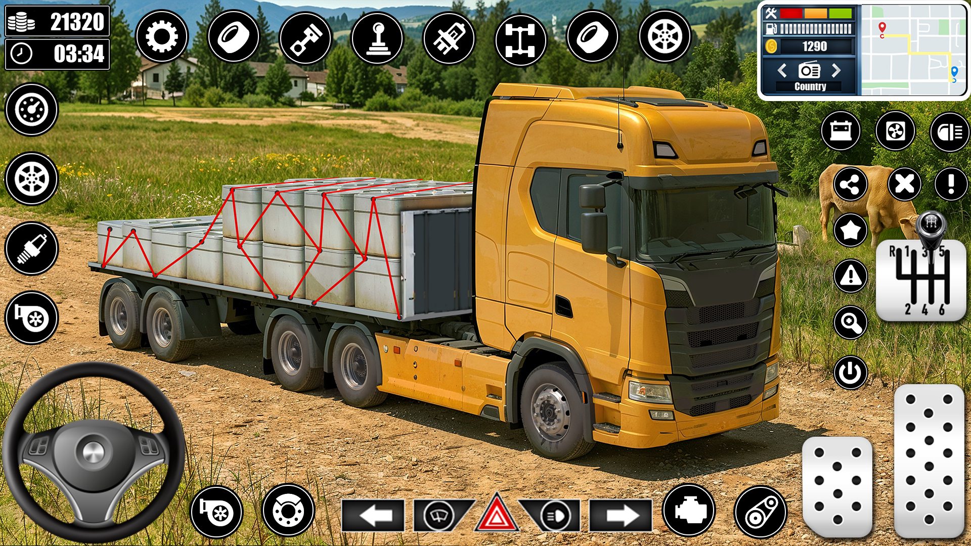 اسکرین شات 2 بازی Heavy Truck Driving Cargo Game