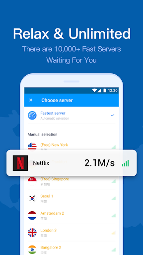 اسکرین شات 3 برنامه Hi VPN- Free VPN Proxy Server, Hotspot VPN Service
