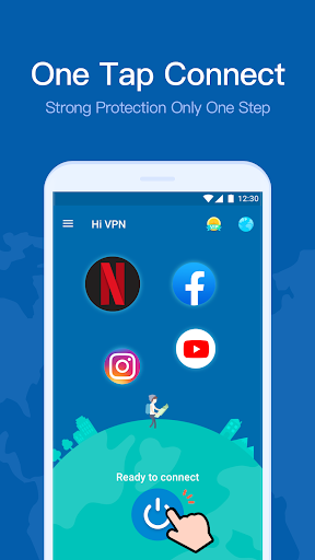 اسکرین شات 4 برنامه Hi VPN- Free VPN Proxy Server, Hotspot VPN Service