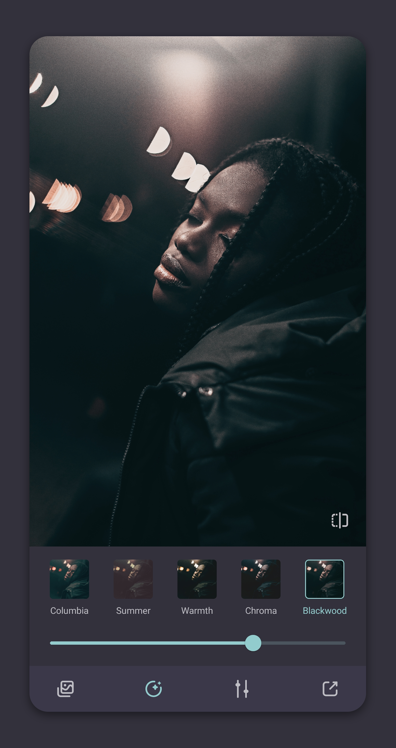 اسکرین شات 8 برنامه Teo - Teal and Orange Filters