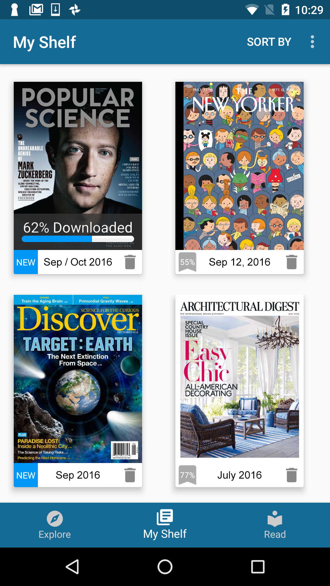 اسکرین شات 3 برنامه Flipster - Digital Magazines