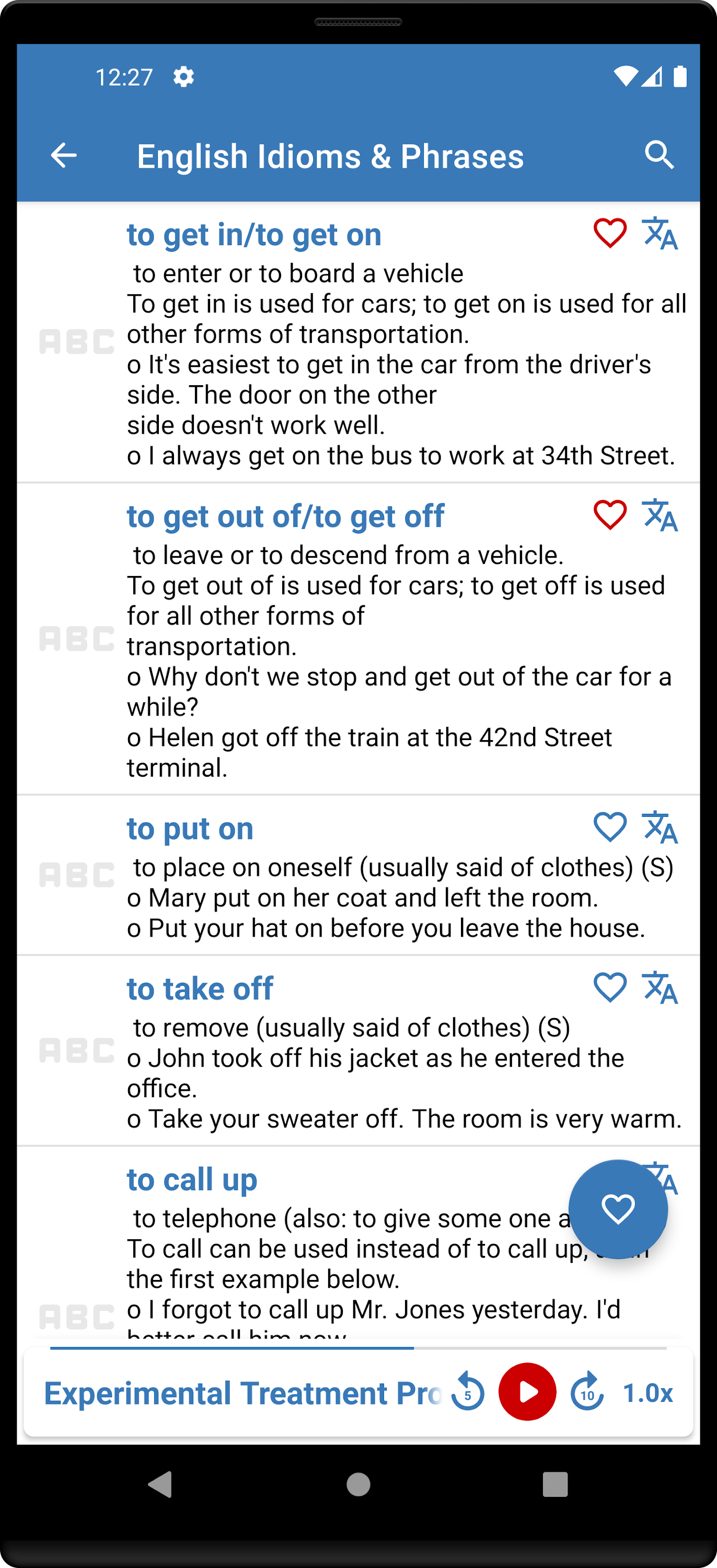 اسکرین شات 6 برنامه VOA Learning English