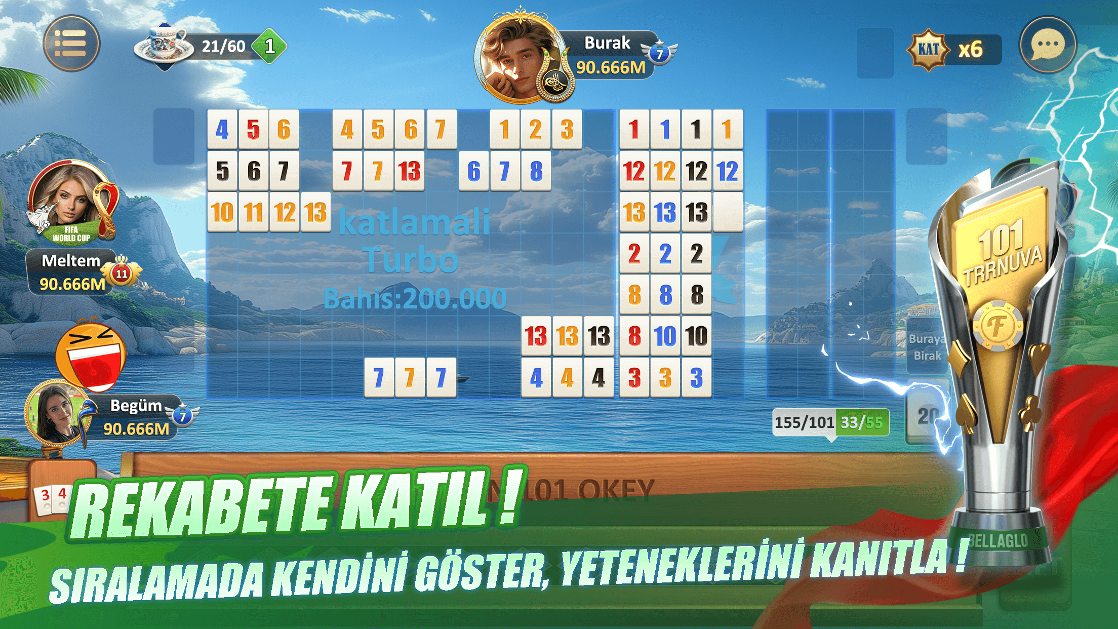 اسکرین شات 1 بازی Fun 101 Okey®