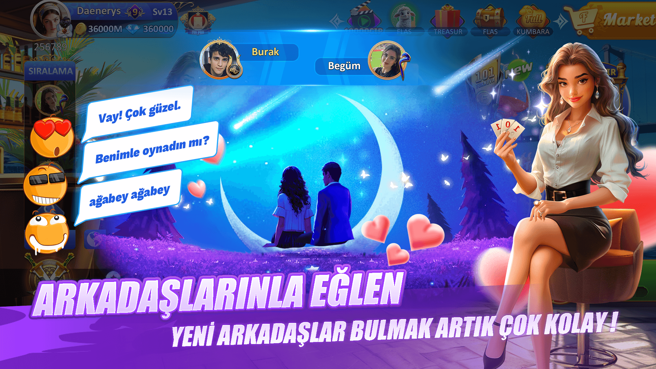 اسکرین شات 3 بازی Fun 101 Okey®