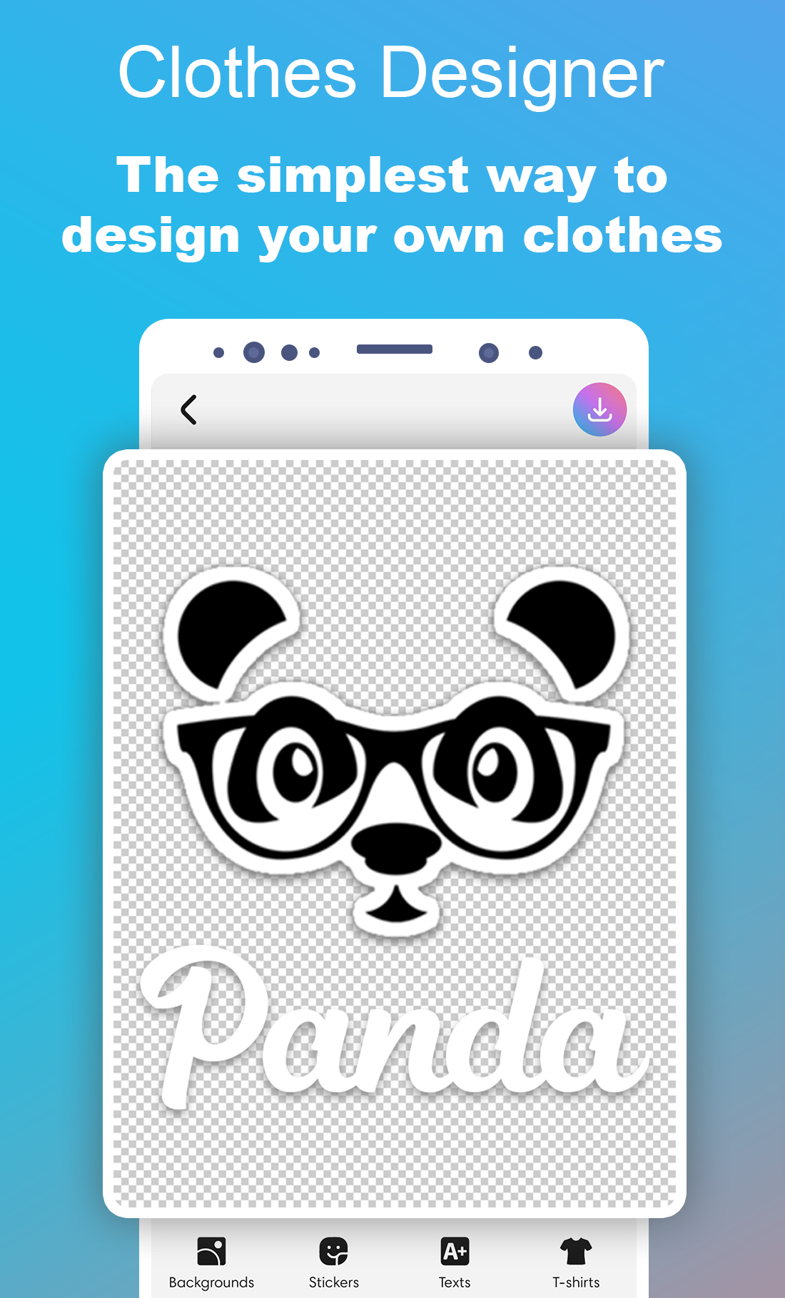 اسکرین شات 1 برنامه T-shirt Design - Custom Shirts