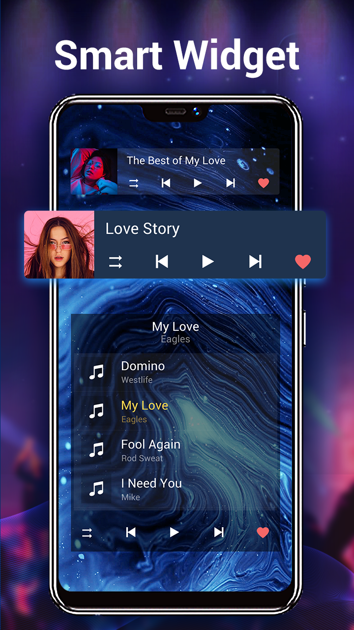 اسکرین شات 7 برنامه Music Player for Android