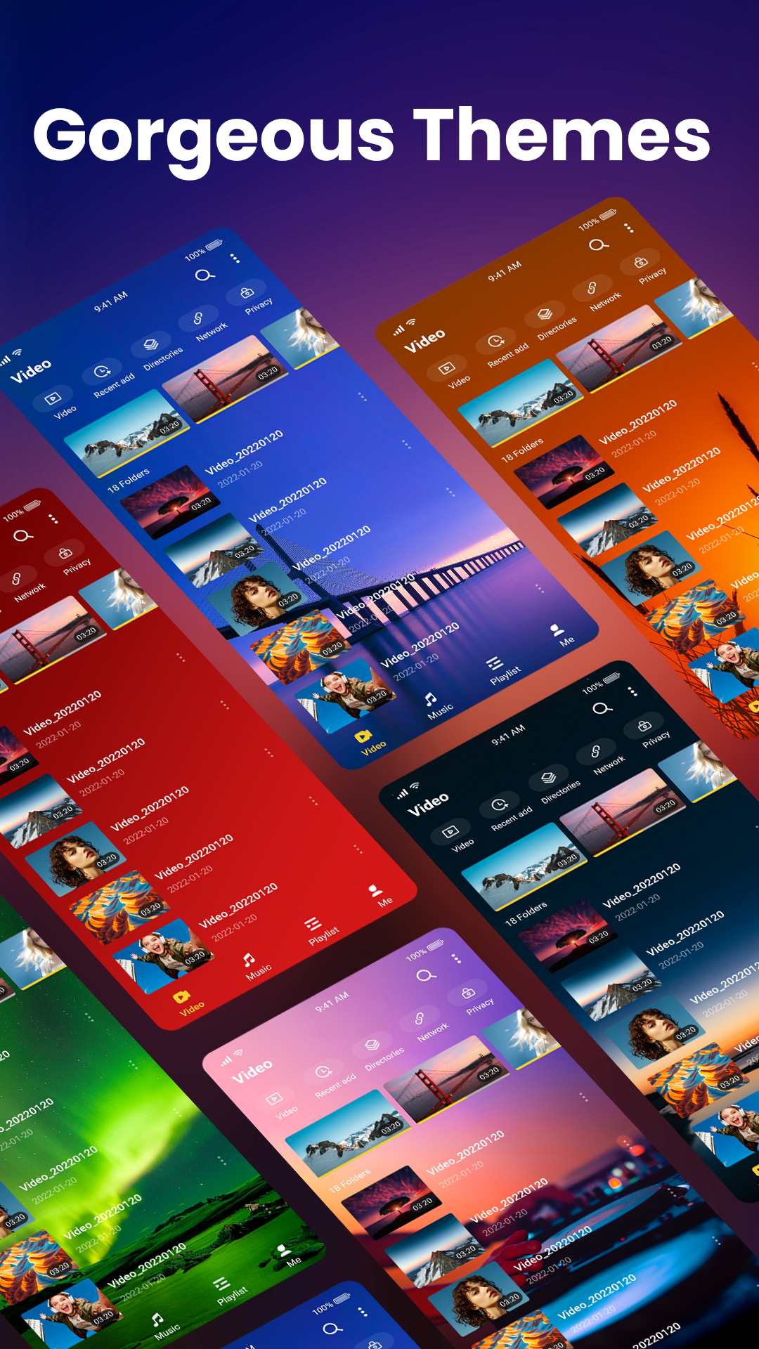 اسکرین شات 8 برنامه Video Player All Format