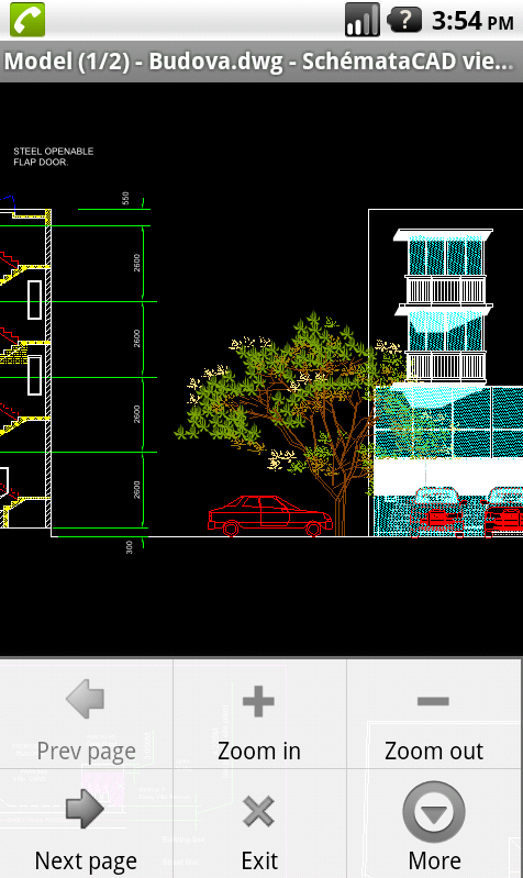 اسکرین شات 1 برنامه SchemataCAD viewer DWG/DXF