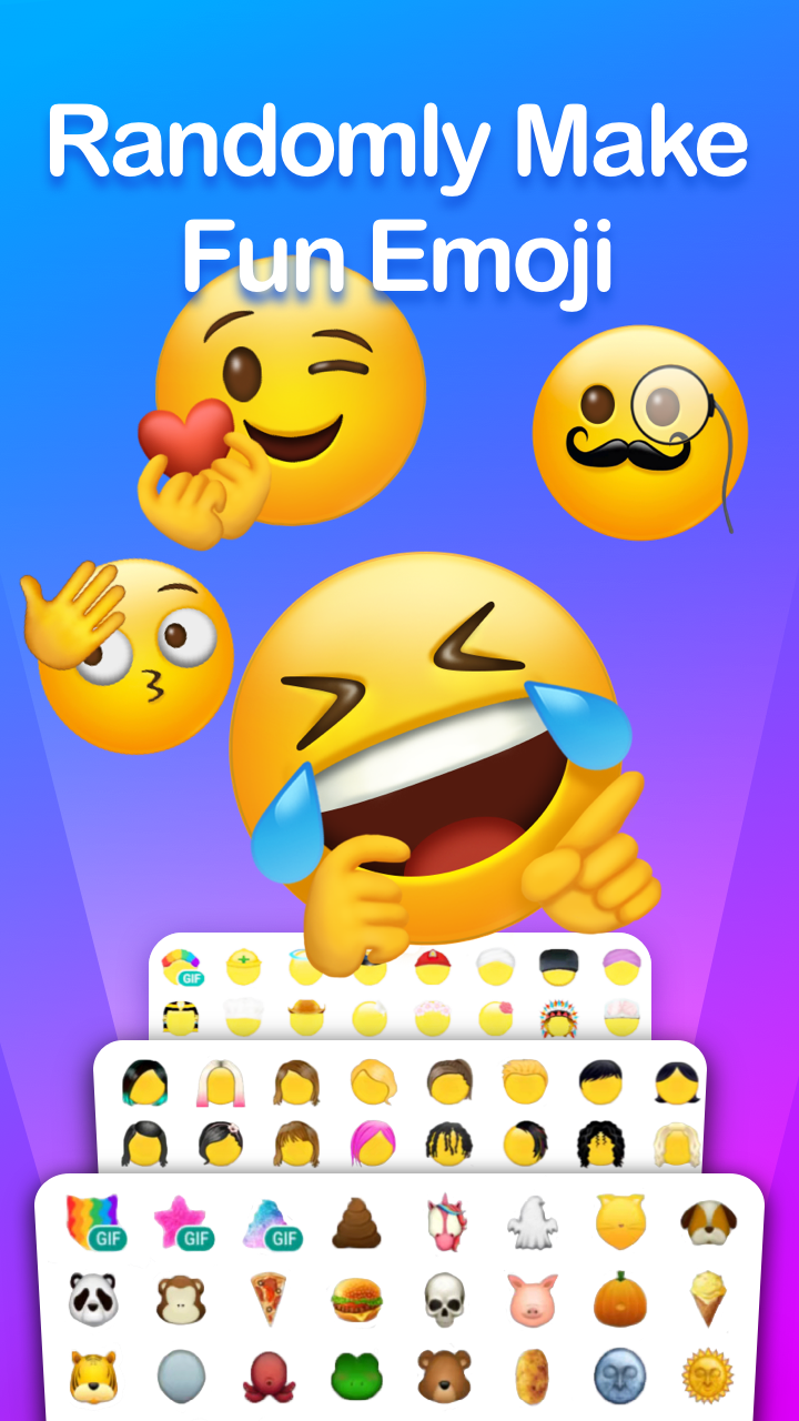 اسکرین شات 1 برنامه Emoji Maker- Personal Animated