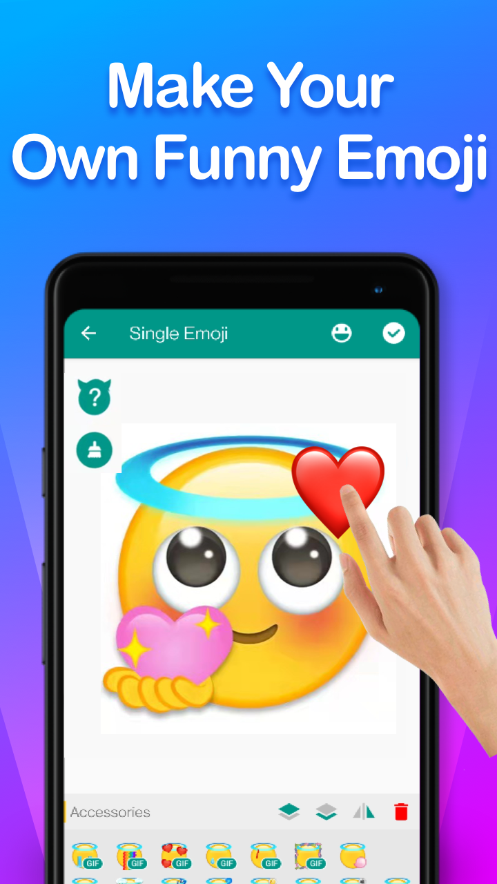 اسکرین شات 3 برنامه Emoji Maker- Personal Animated