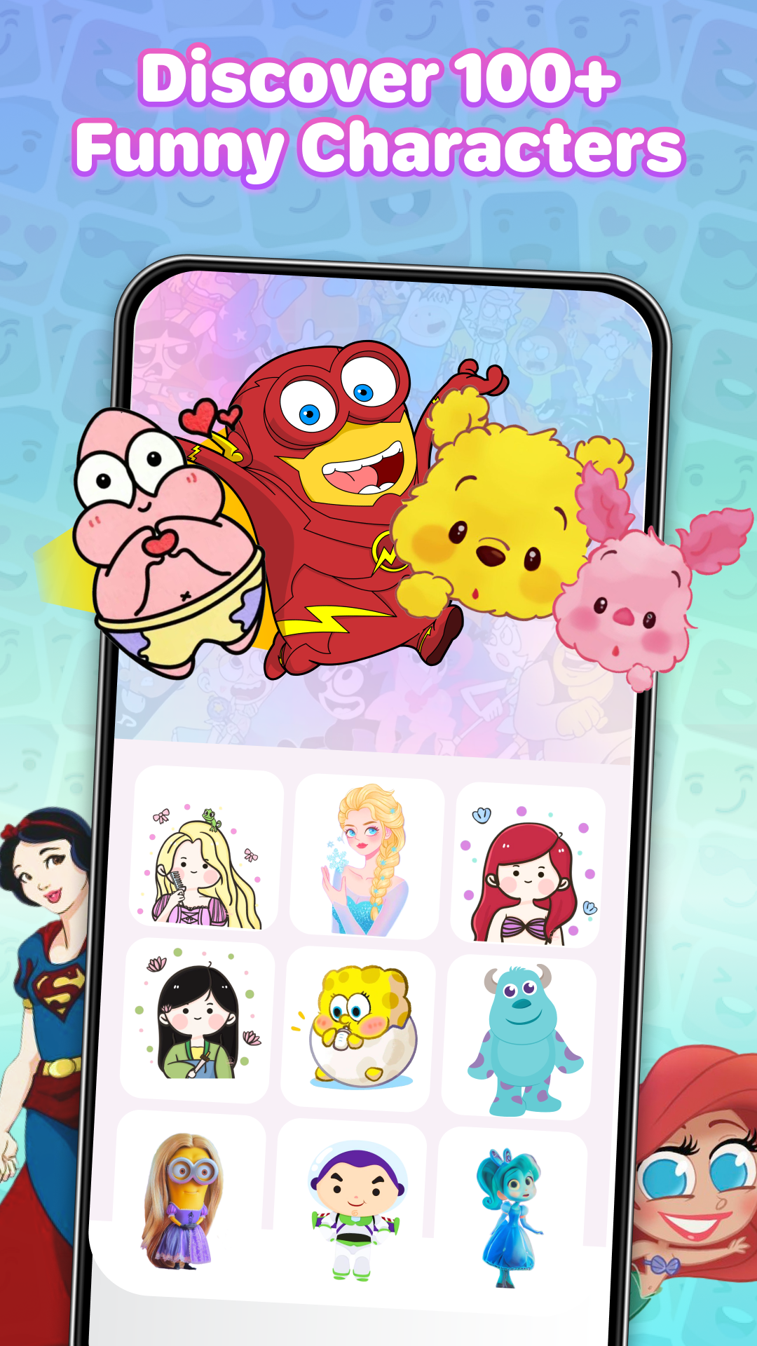 اسکرین شات 2 برنامه Cartoon & Emoji Maker: Mixy